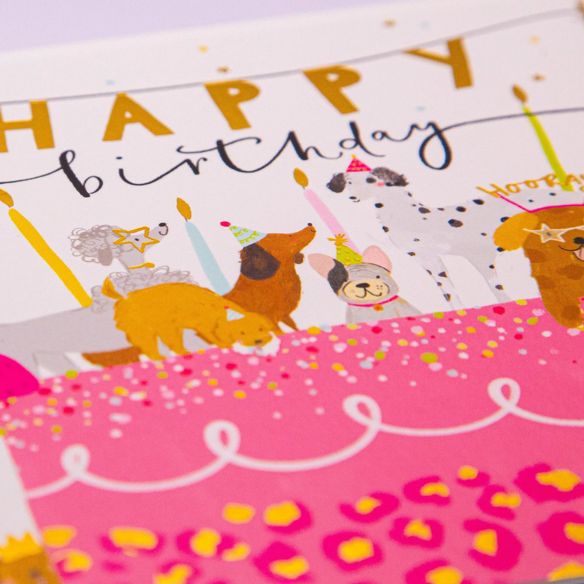 Birthday|For Children*Whistlefish Party Dogs Birthday Card