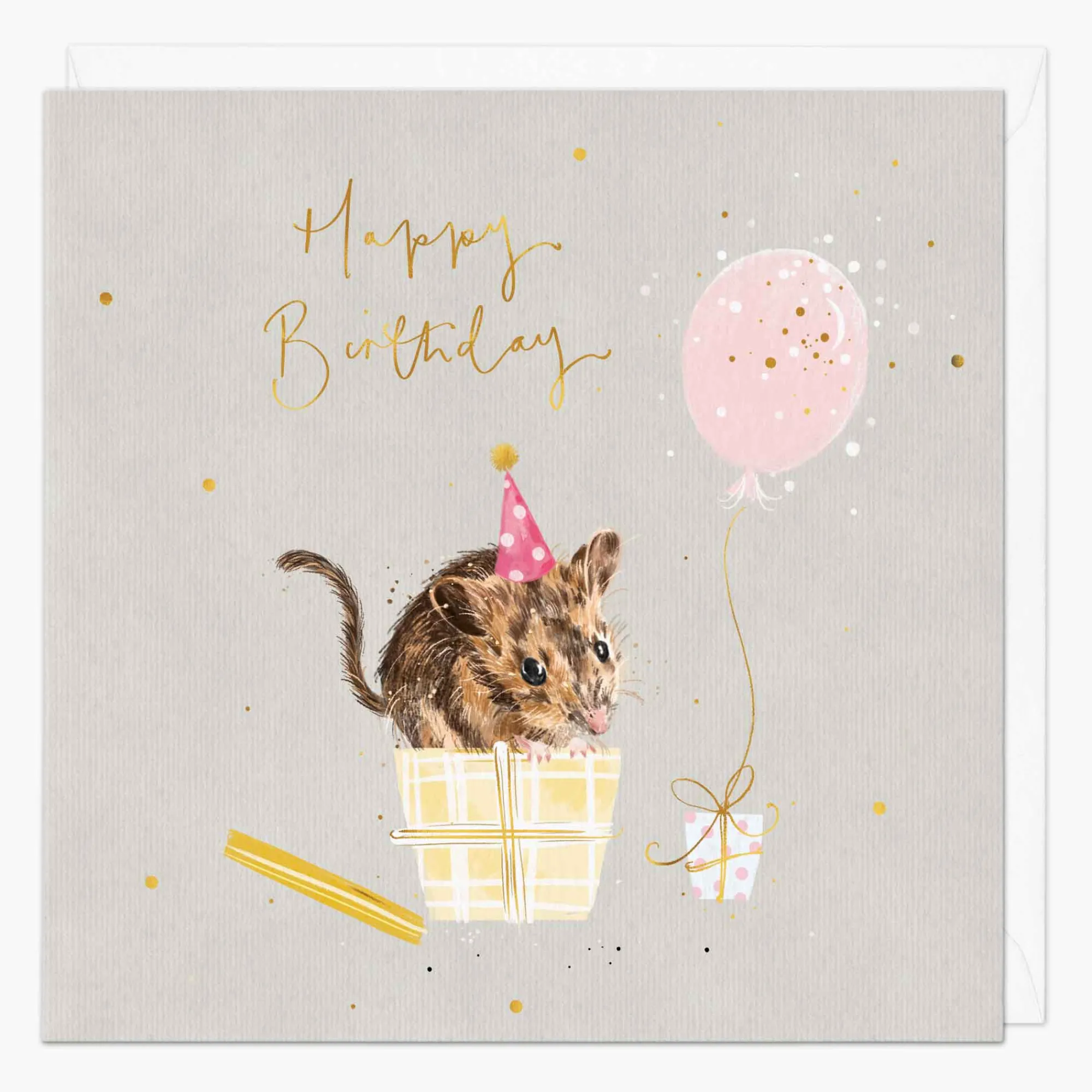 Birthday|For Children*Whistlefish Party Mouse Birthday Card
