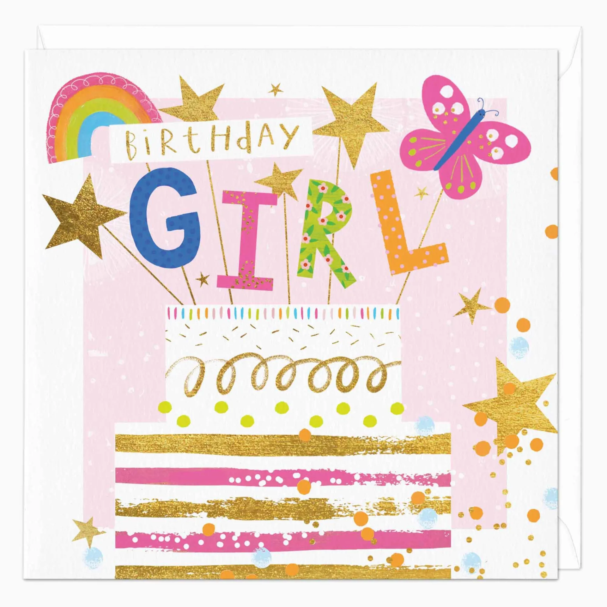Birthday|For Her*Whistlefish Party Princess Cake Birthday Card