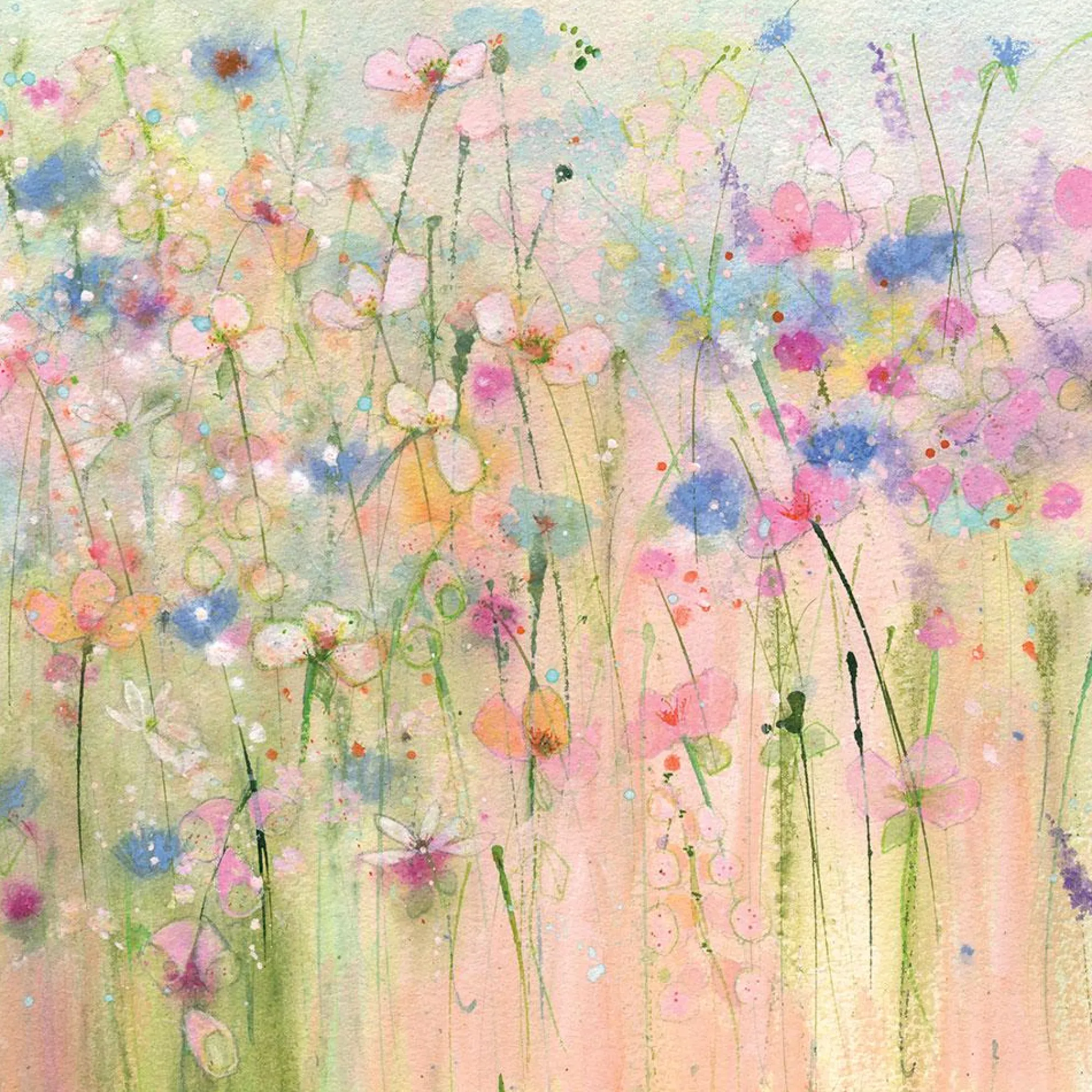 Unframed Prints*Whistlefish Pastel Blooms Art Print