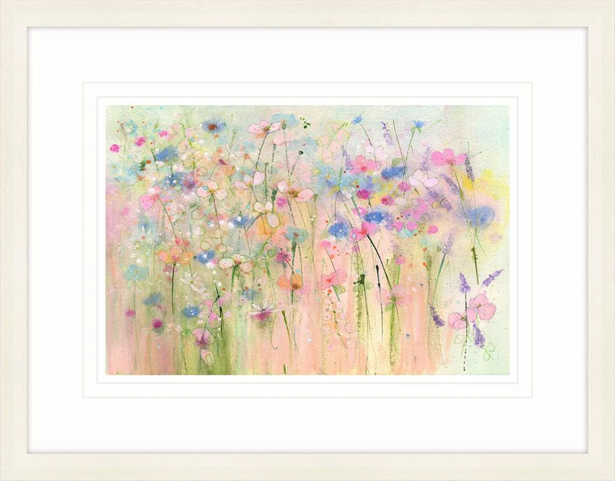 Framed Prints*Whistlefish Pastel Blooms Large Framed Print