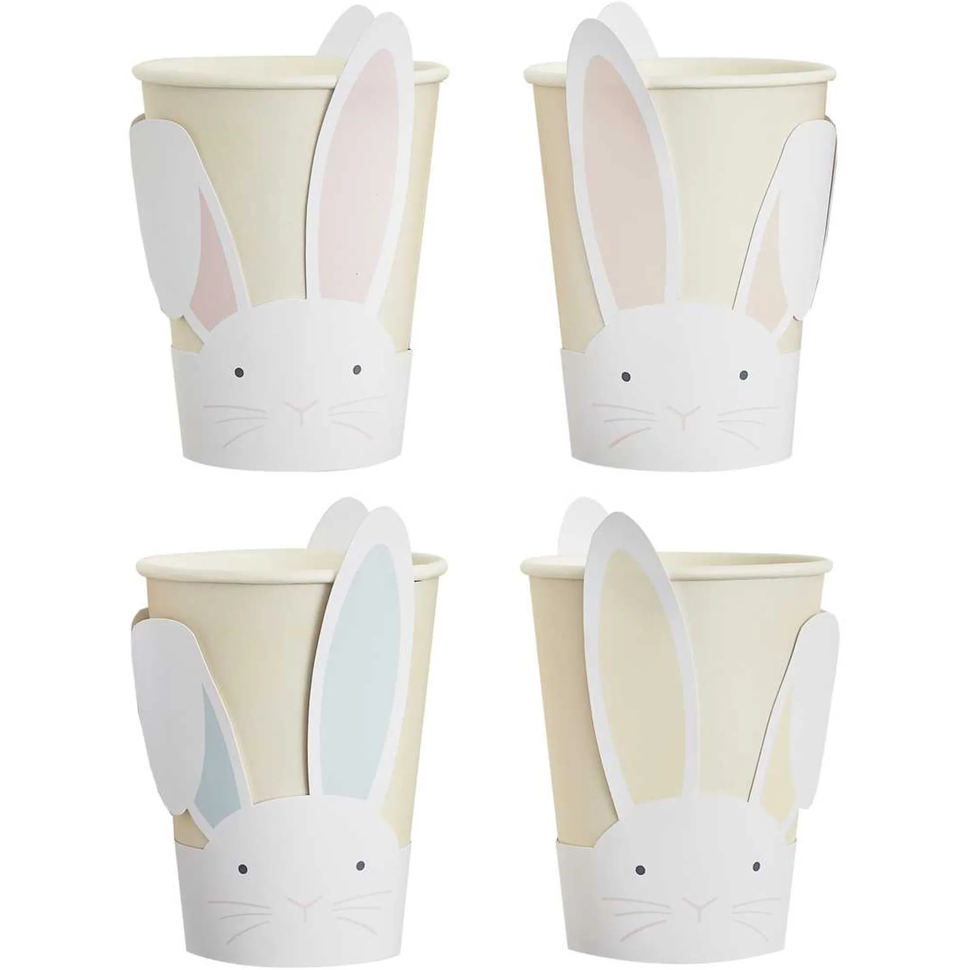 Paper Cups|Easter*Whistlefish Pastel Bunny Paper Cups