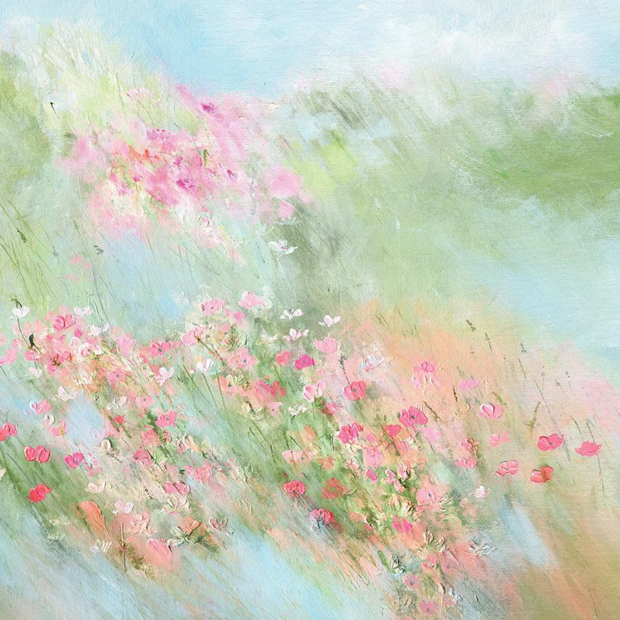Unframed Prints*Whistlefish Pastel Meadow Small Floral Art Print
