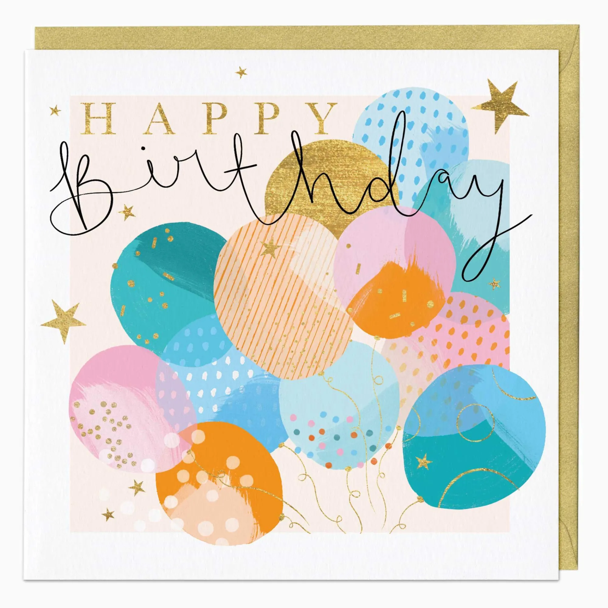 Birthday|For Children*Whistlefish Pattern Birthday Balloons Card
