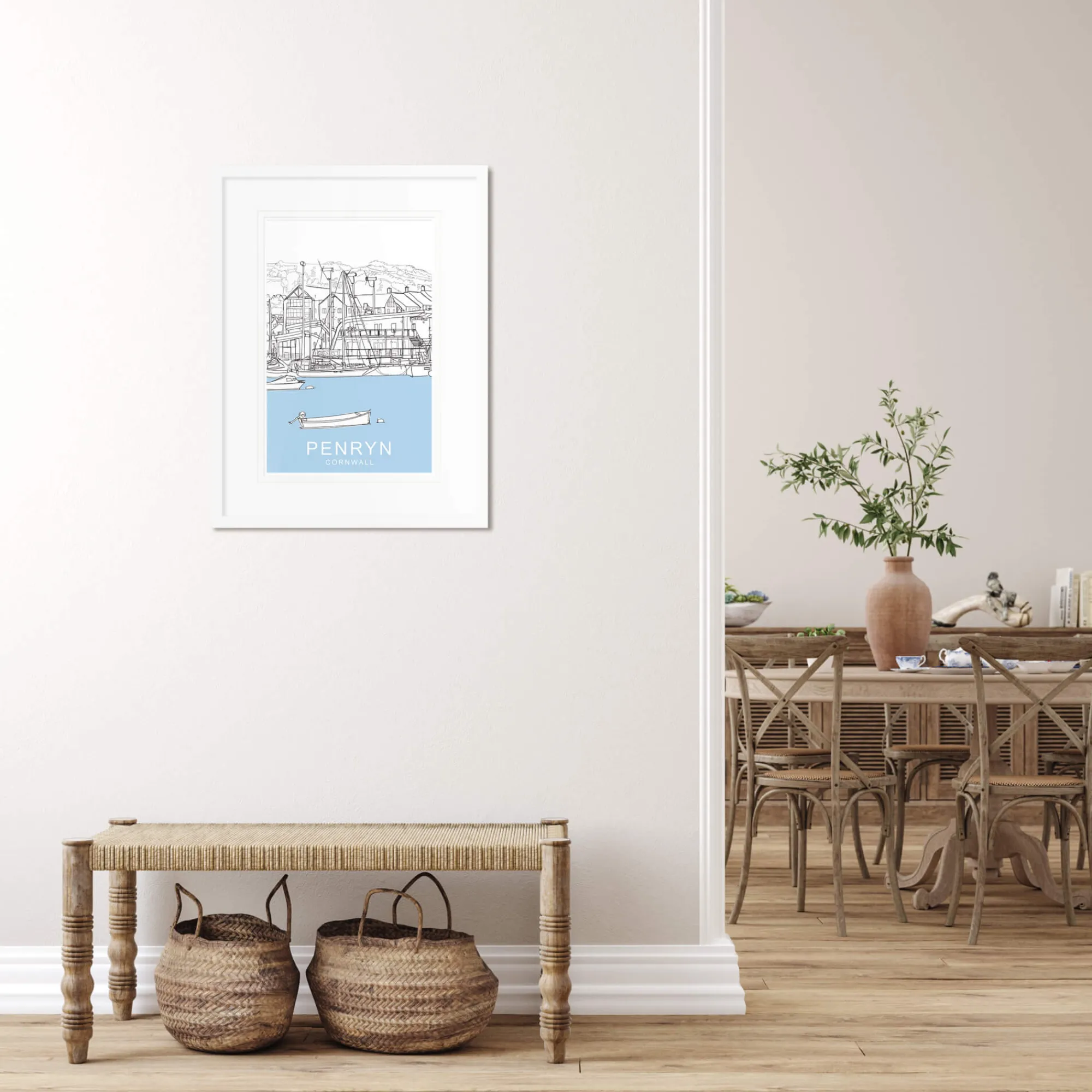 Framed Prints*Whistlefish Penryn Framed Travel Print