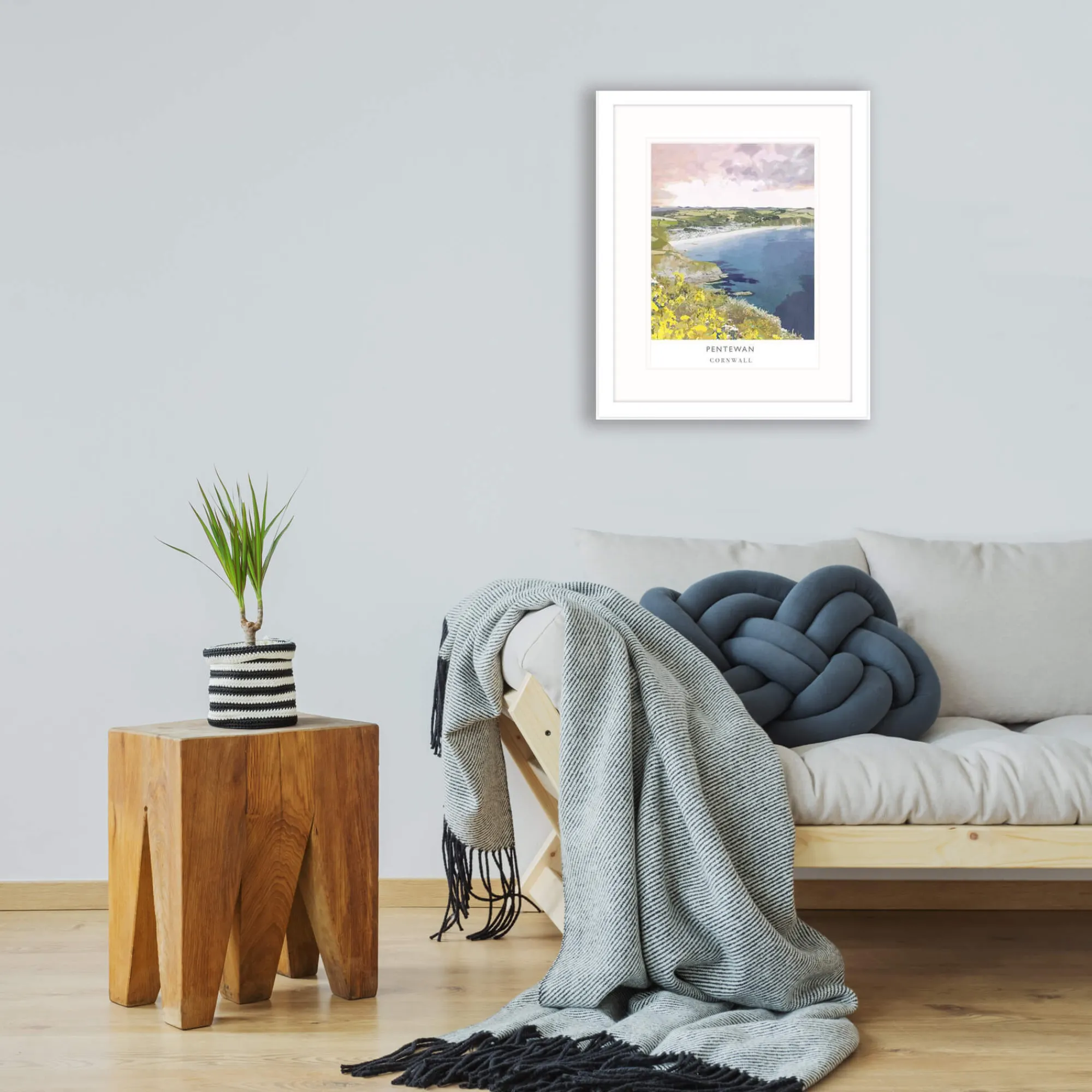 Cornwall|Travel*Whistlefish Pentewan Framed Print