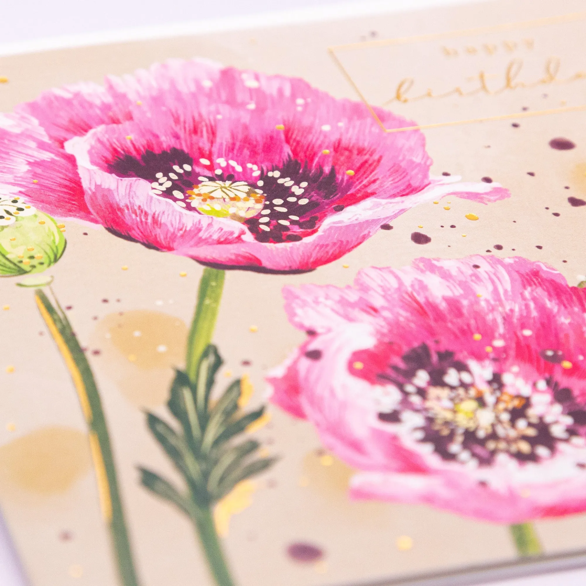 Birthday|For Her*Whistlefish Peony Florals Birthday Card