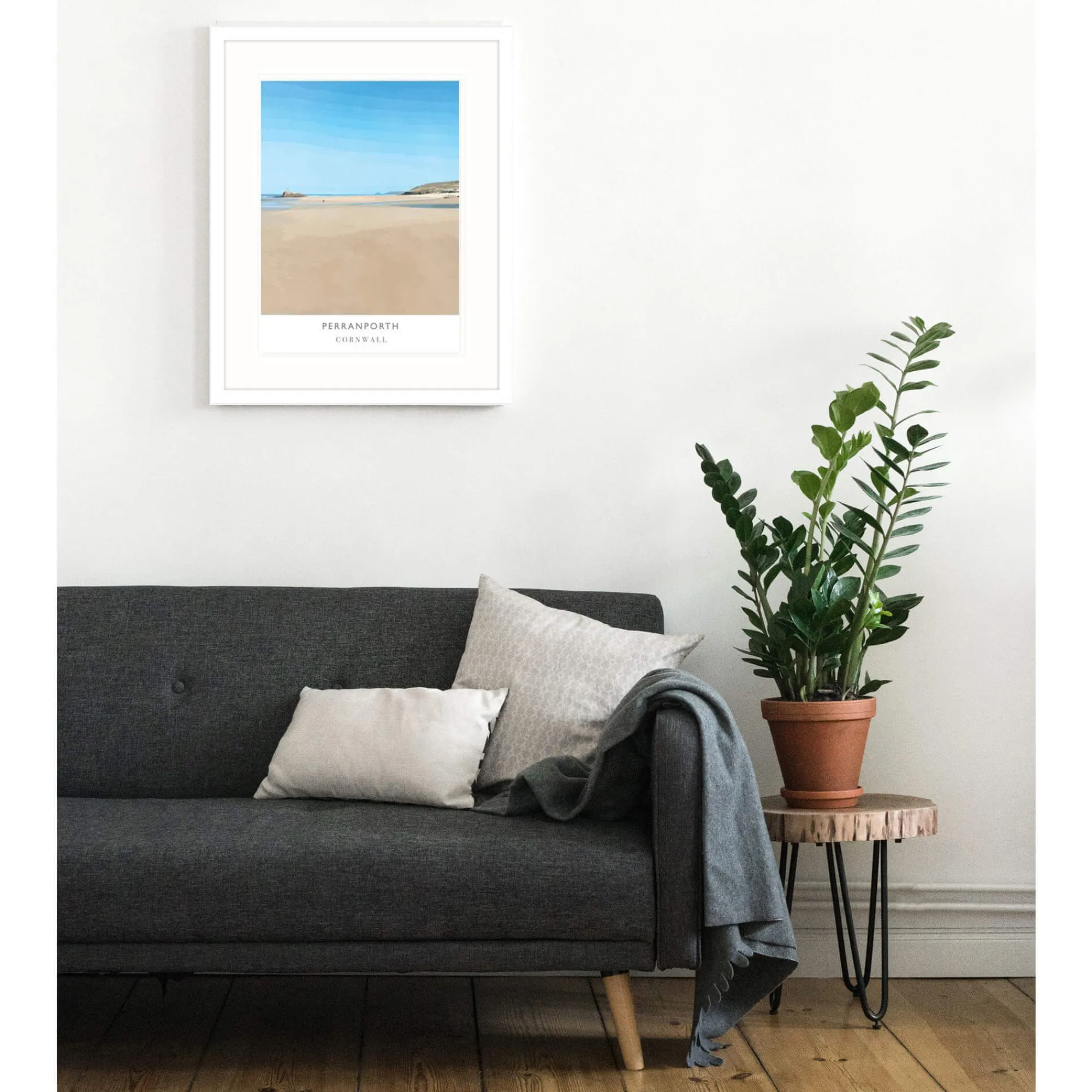 Cornwall|Travel*Whistlefish Perranporth Framed Print