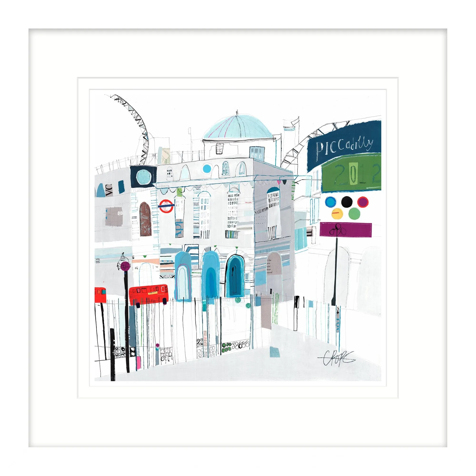 London|Framed Prints*Whistlefish Piccadilly Framed Print