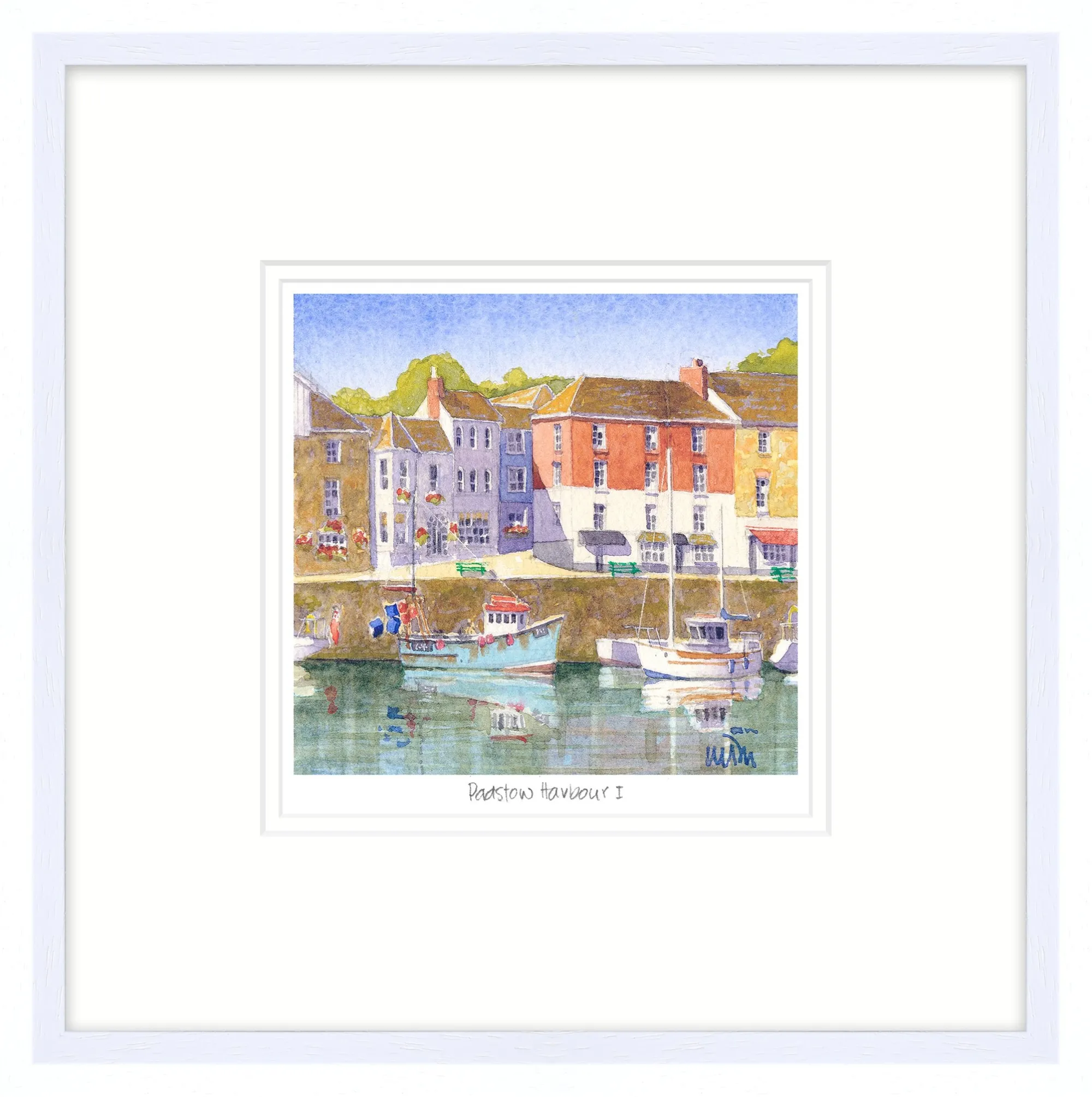 Padstow|Cornwall*Whistlefish Picturesque Padstow Harbour Framed Print