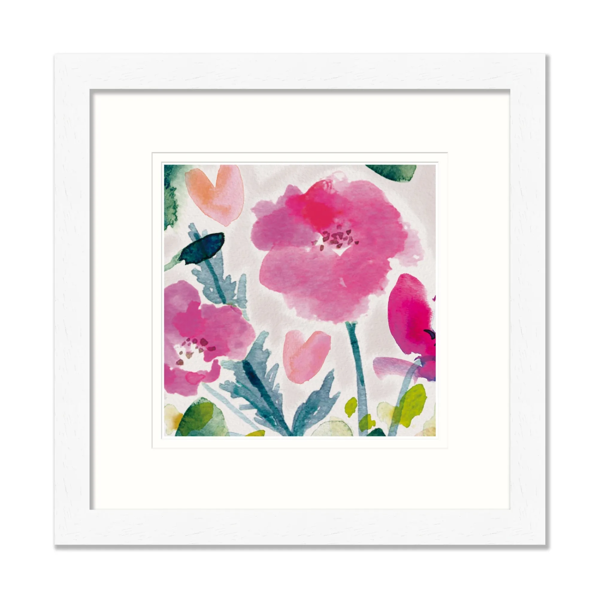 Floral & Flowers|Framed Prints*Whistlefish Pink Blossom Medium Framed Print