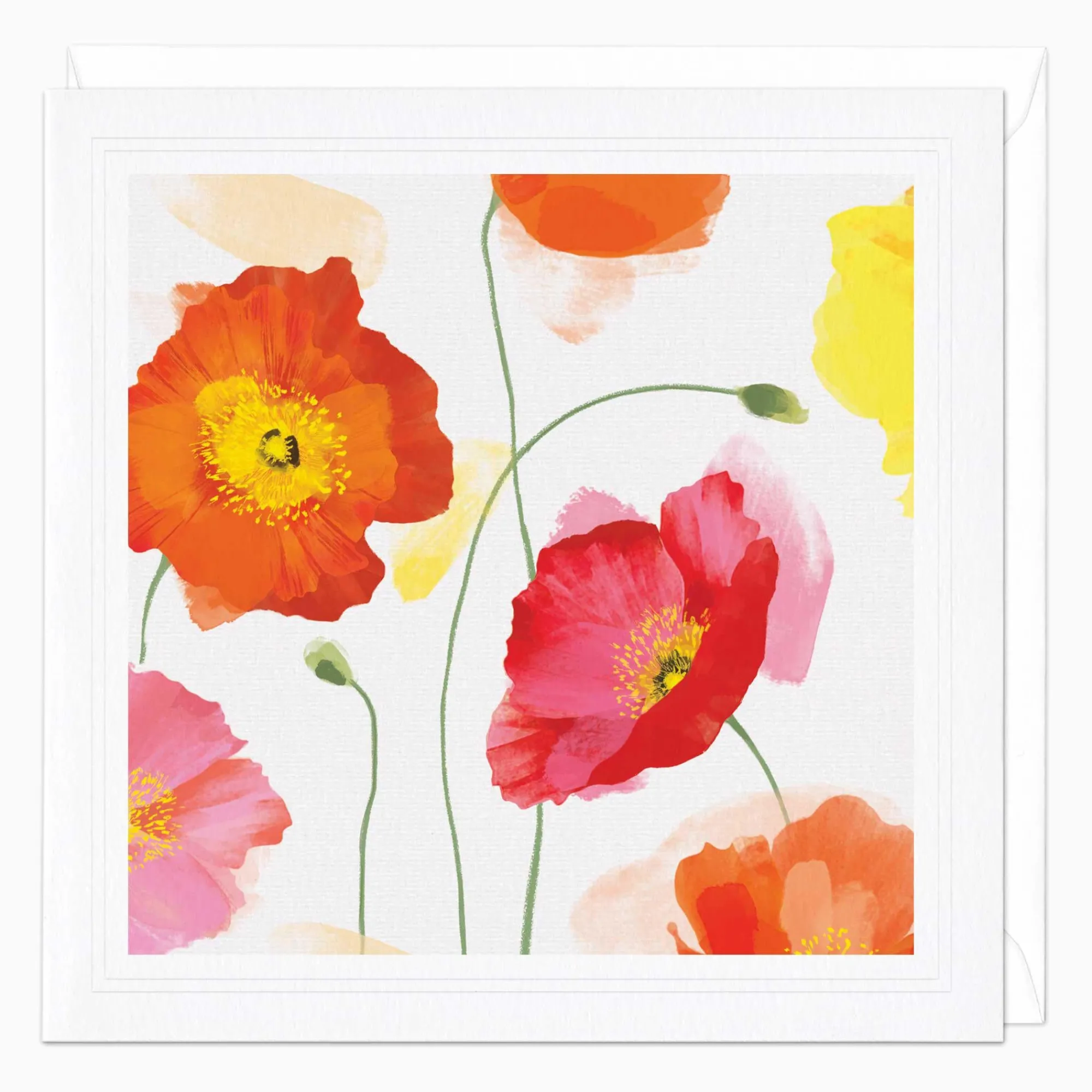 Mother's Day*Whistlefish Pink Poppies Art Card