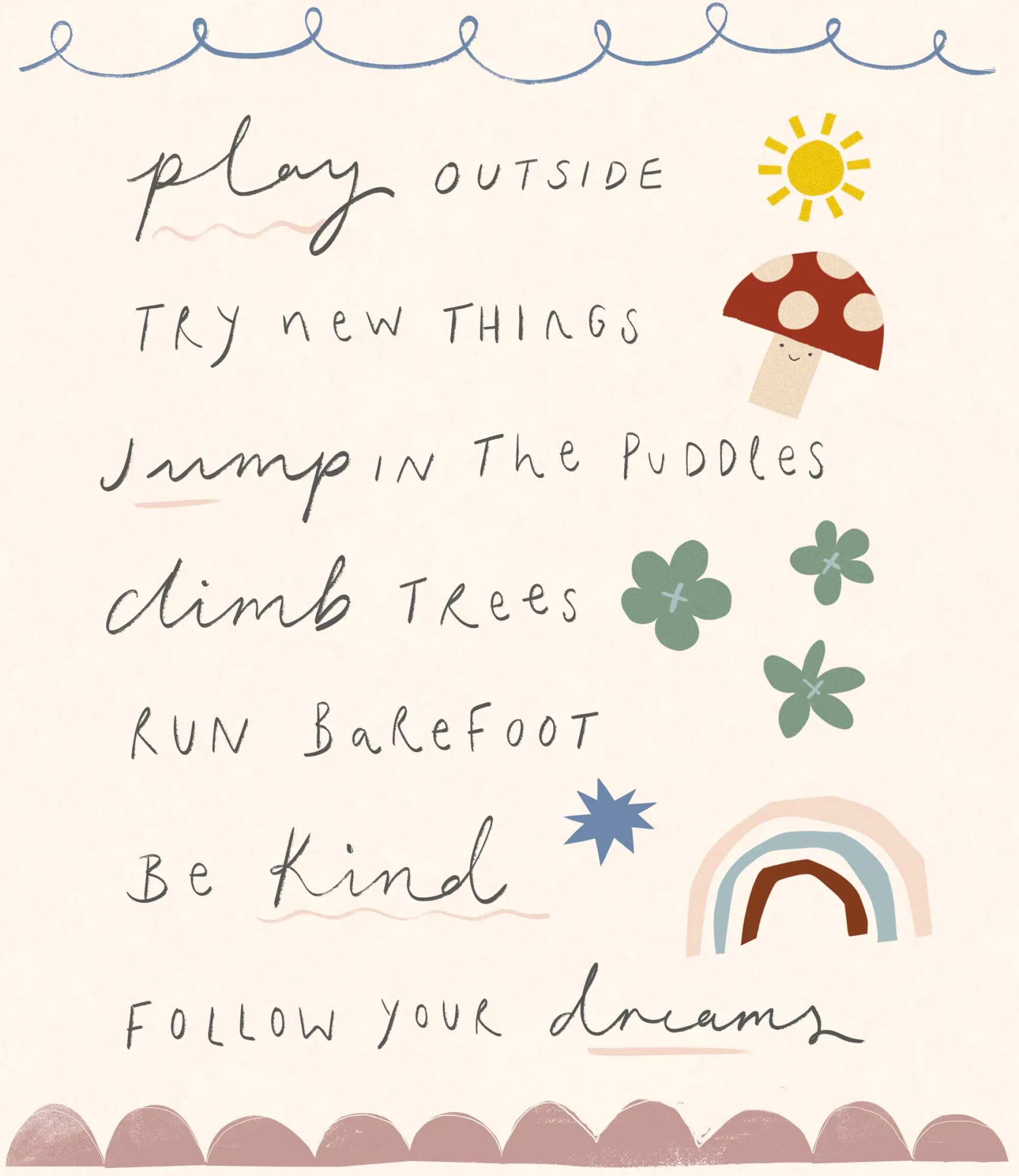 Unframed Prints*Whistlefish Play Outside Small Art Print