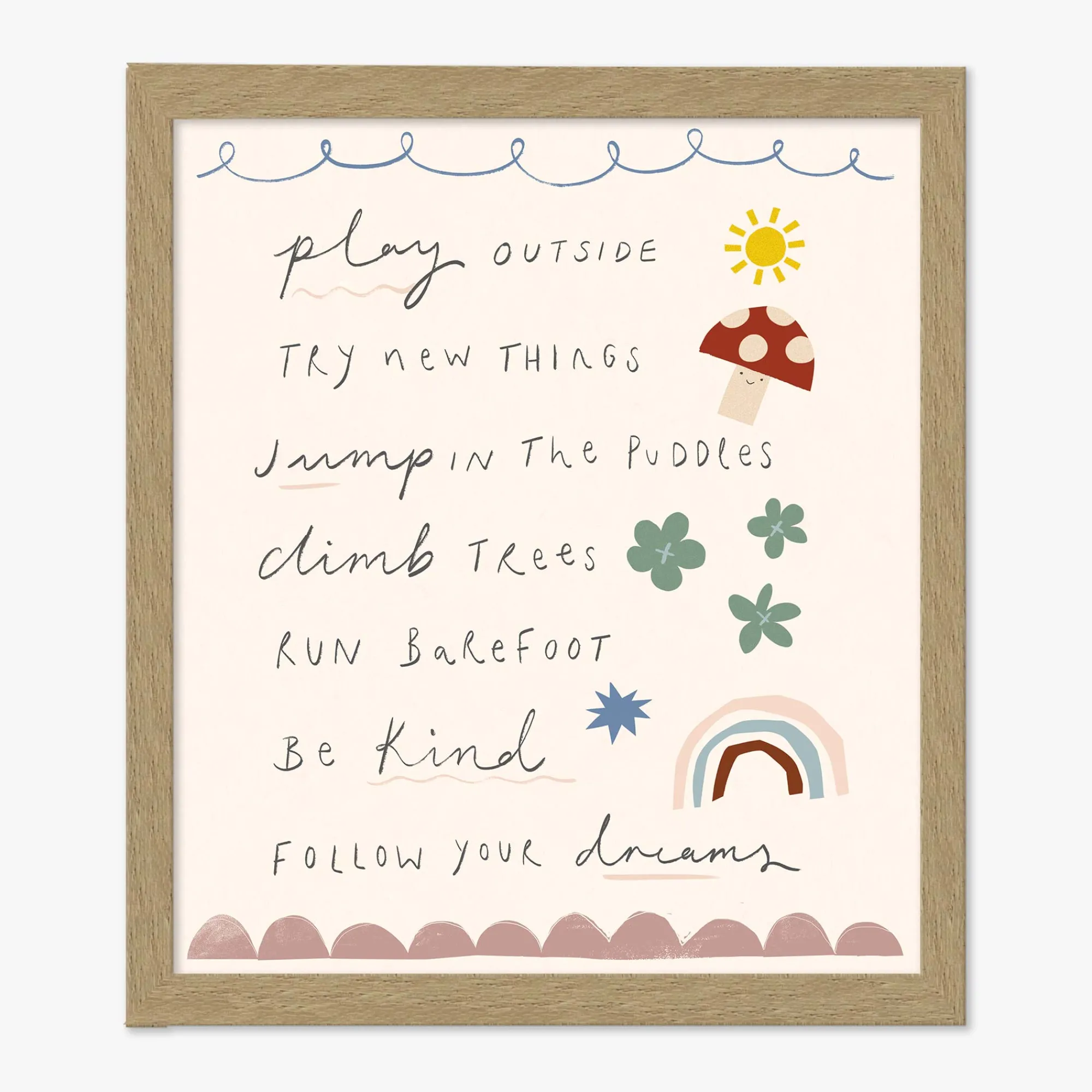 Wild Wonders|Framed Prints*Whistlefish Play Outside Small Framed Print