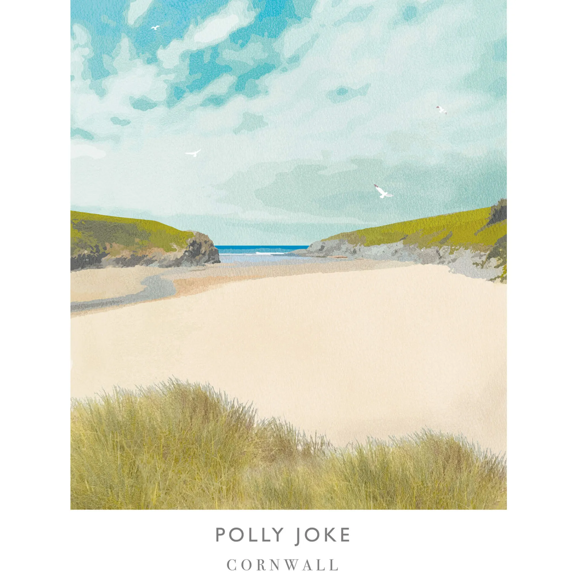 Unframed Prints*Whistlefish Polly Joke Art Print