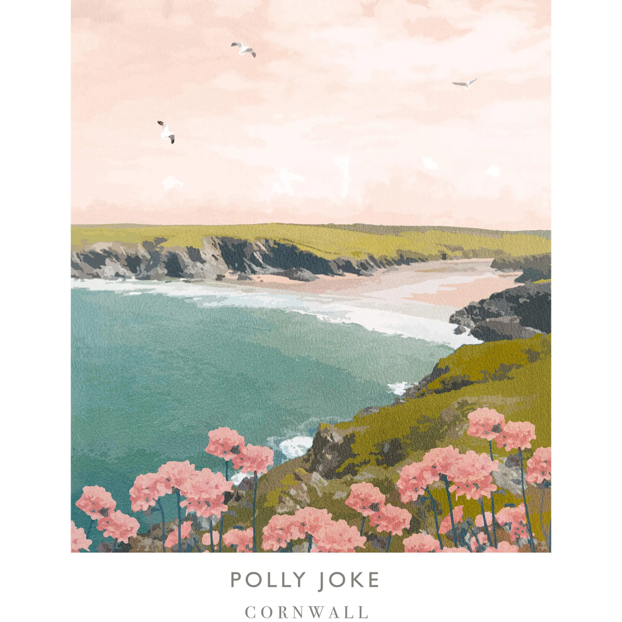 Unframed Prints*Whistlefish Polly Joke Art Print