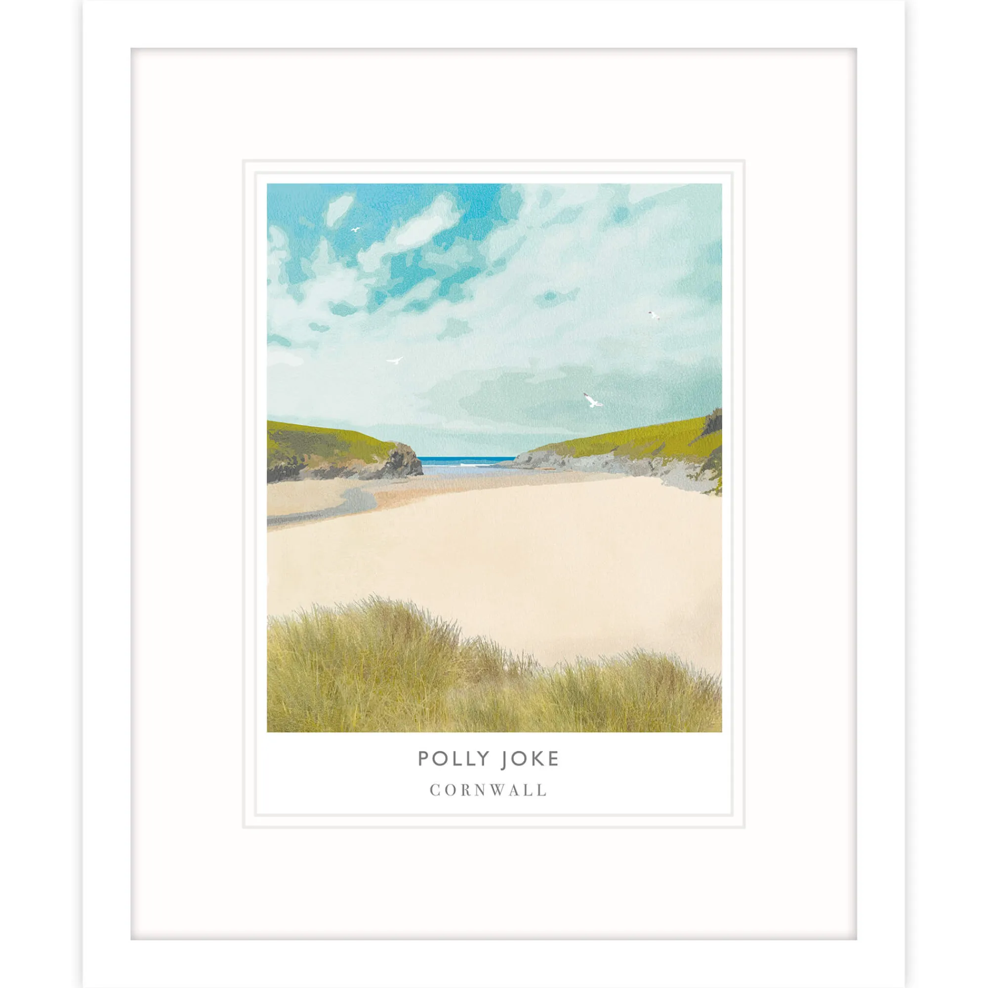 Travel|Framed Prints*Whistlefish Polly Joke Framed Print