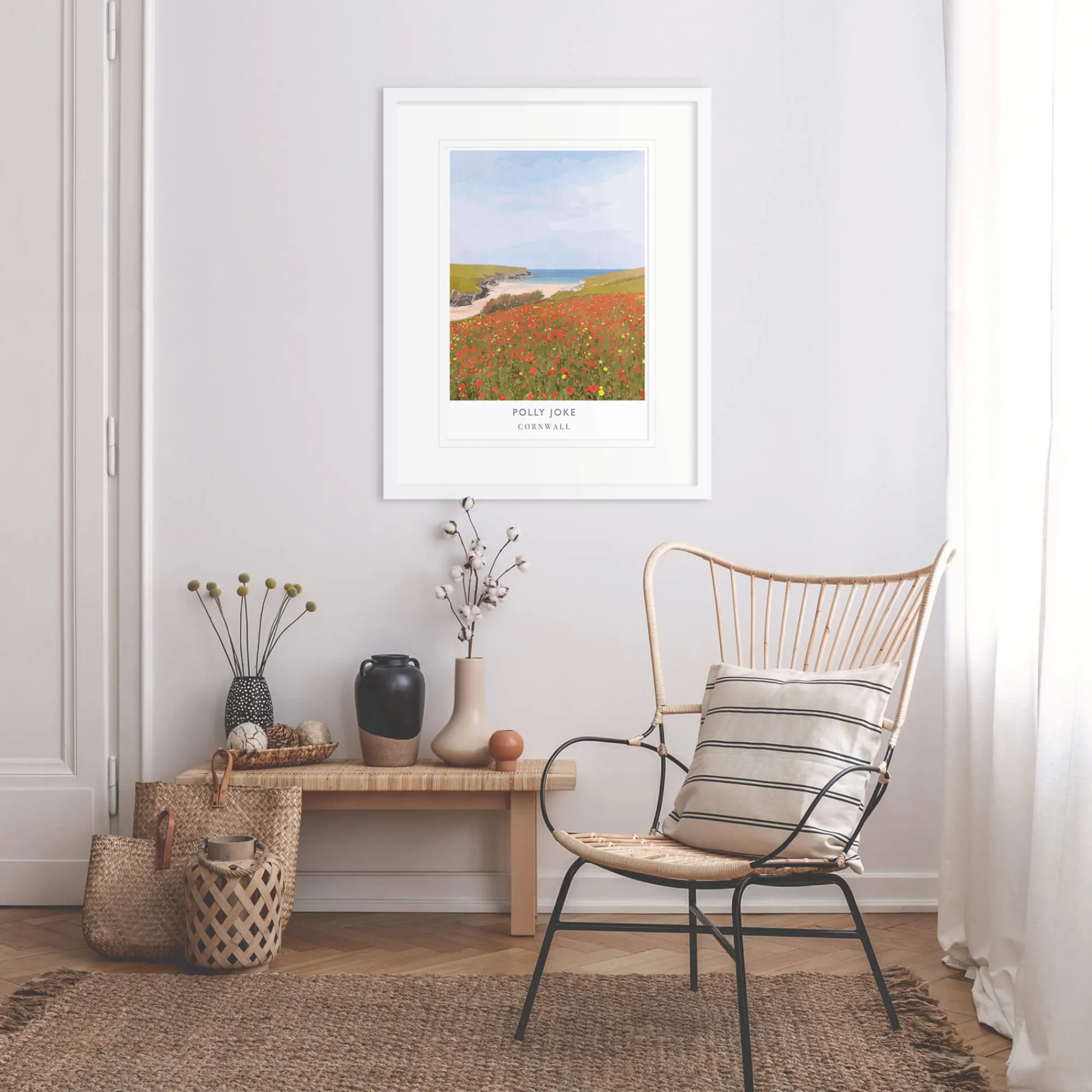Unframed Prints*Whistlefish Polly Joke Poppies Art Print