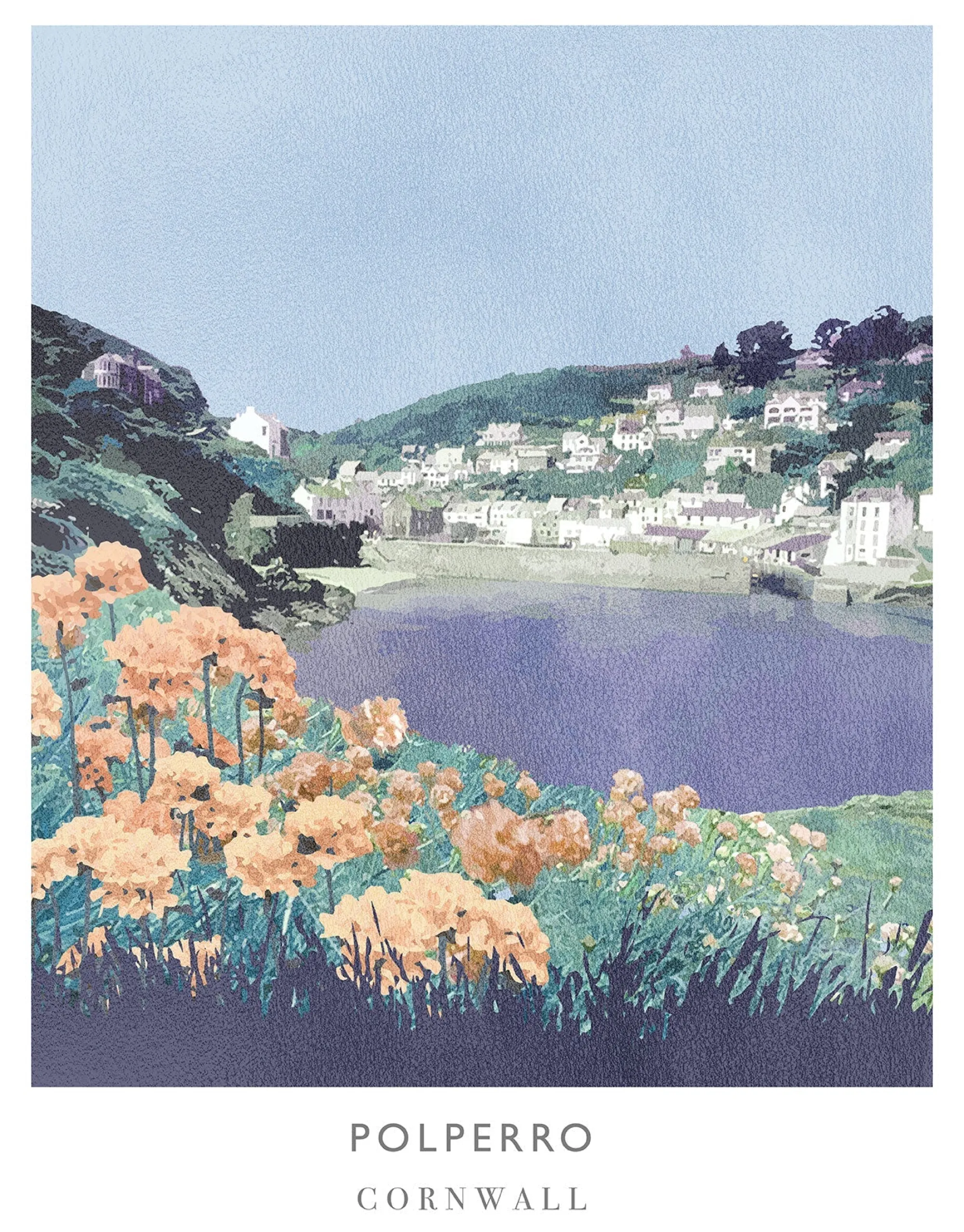 Unframed Prints*Whistlefish Polperro Art Print