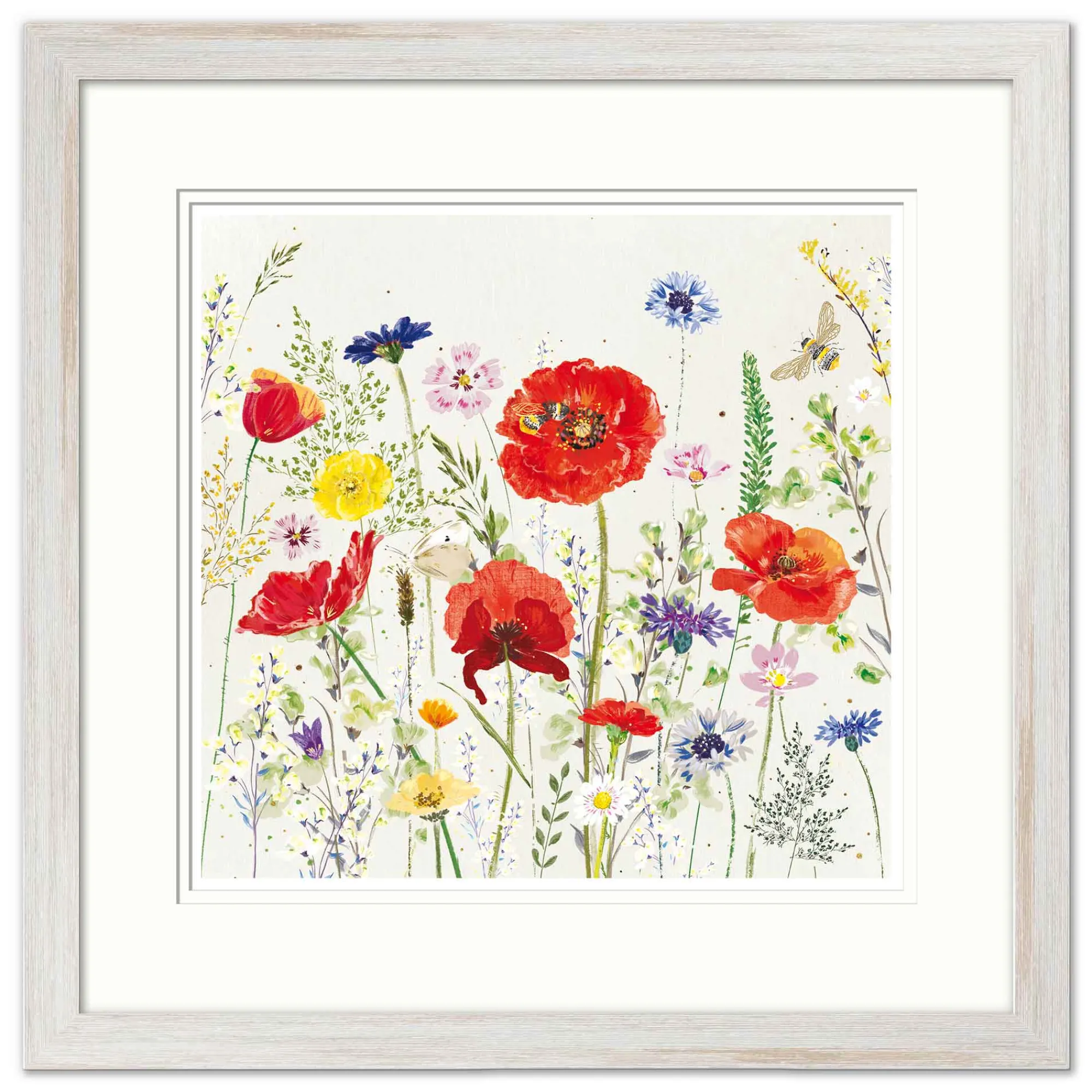 Floral & Flowers|Framed Prints*Whistlefish Poppytime Small Framed Print