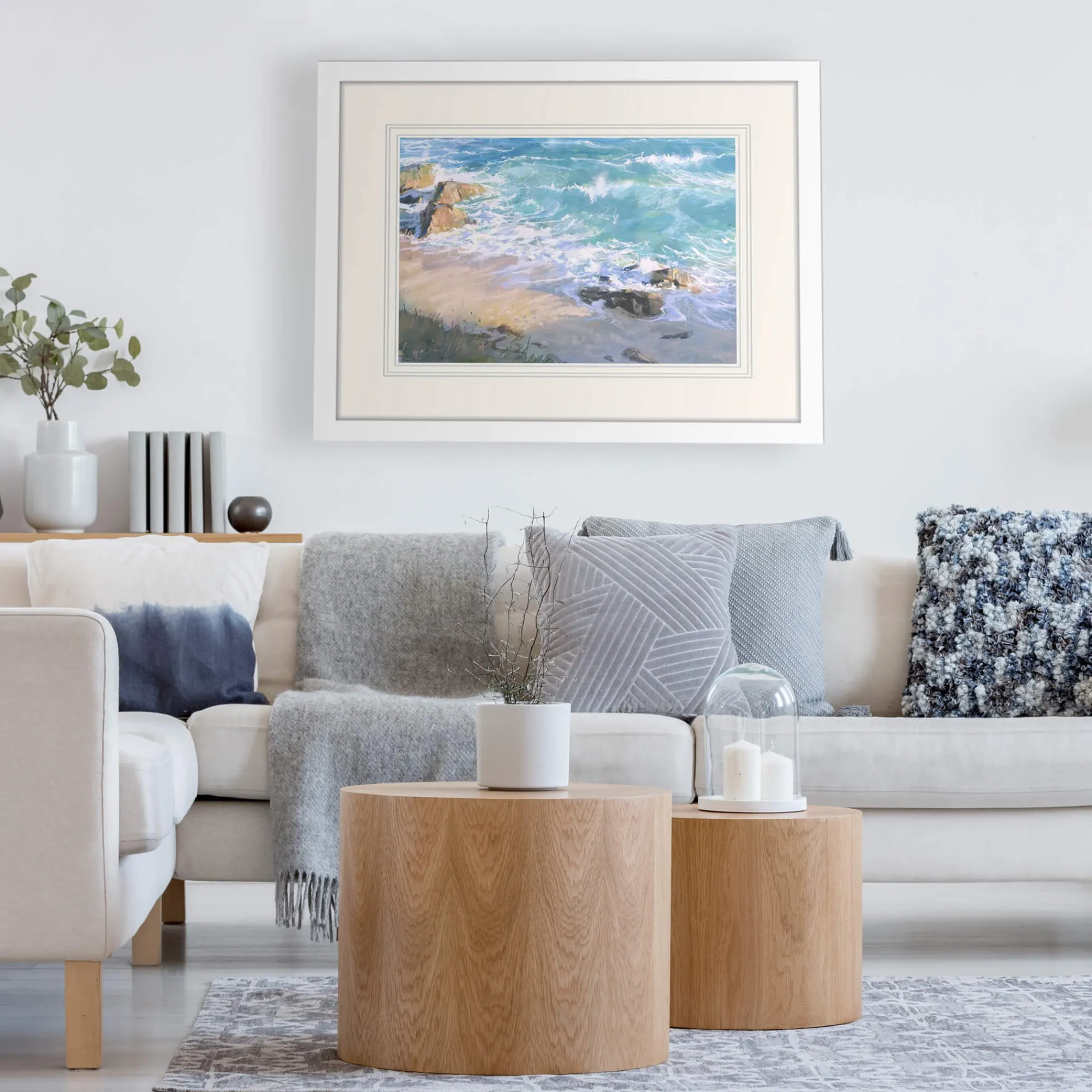 Unframed Prints*Whistlefish PorthChapel Beach Art Print