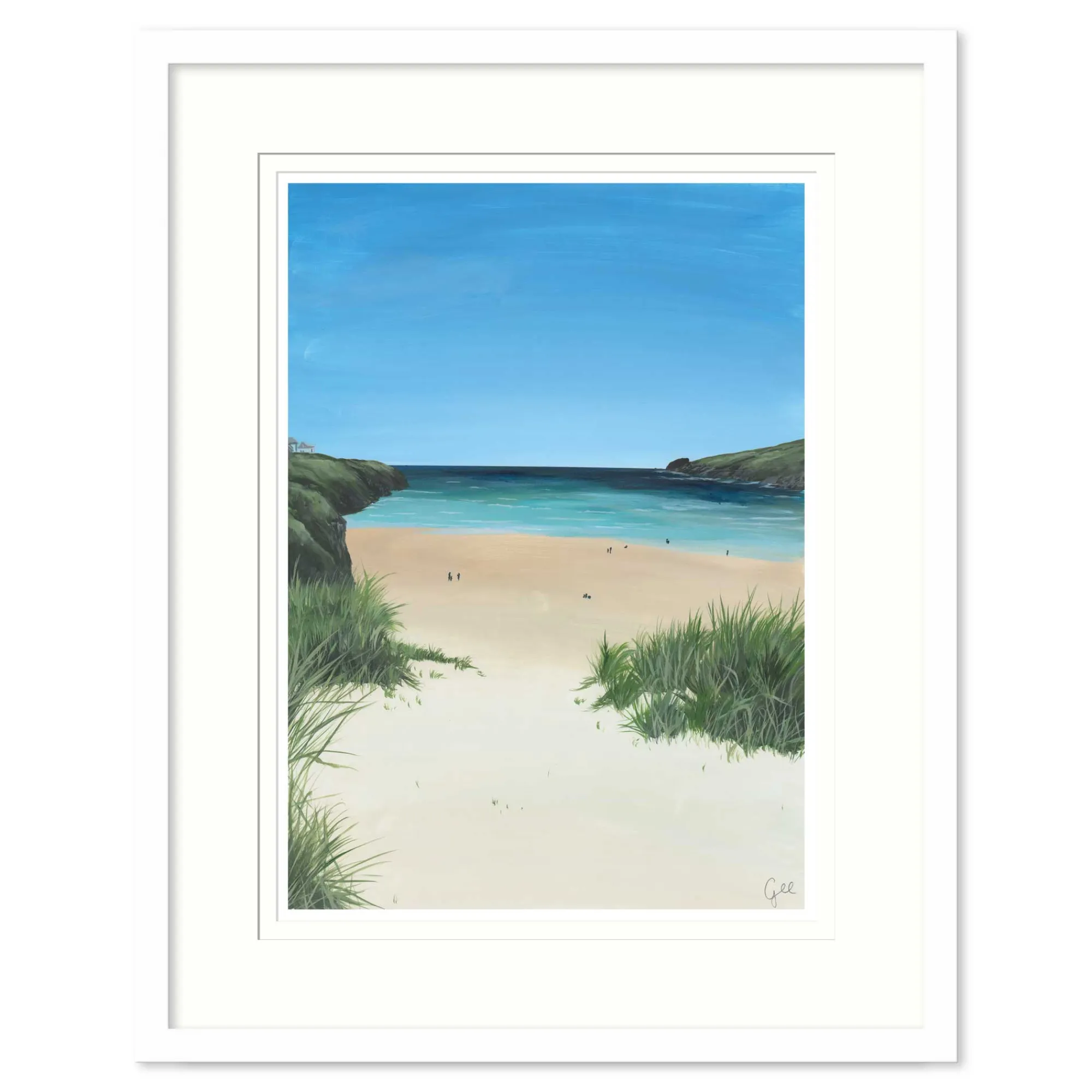 Coastal Scenes|Framed Prints*Whistlefish Porthcothan Framed Print