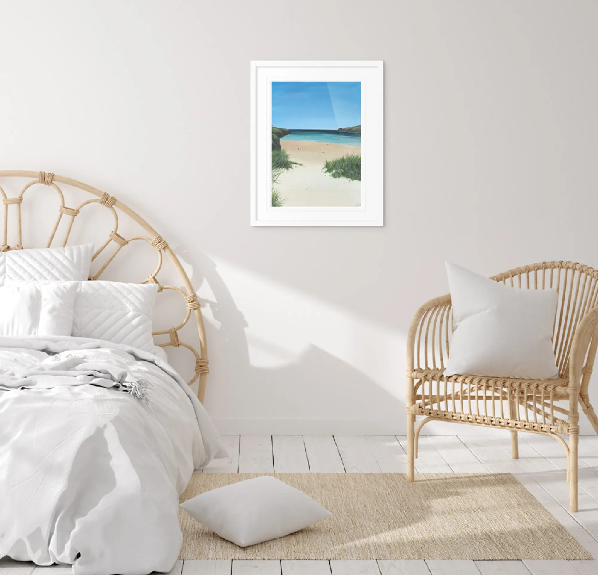 Coastal Scenes|Framed Prints*Whistlefish Porthcothan Framed Print