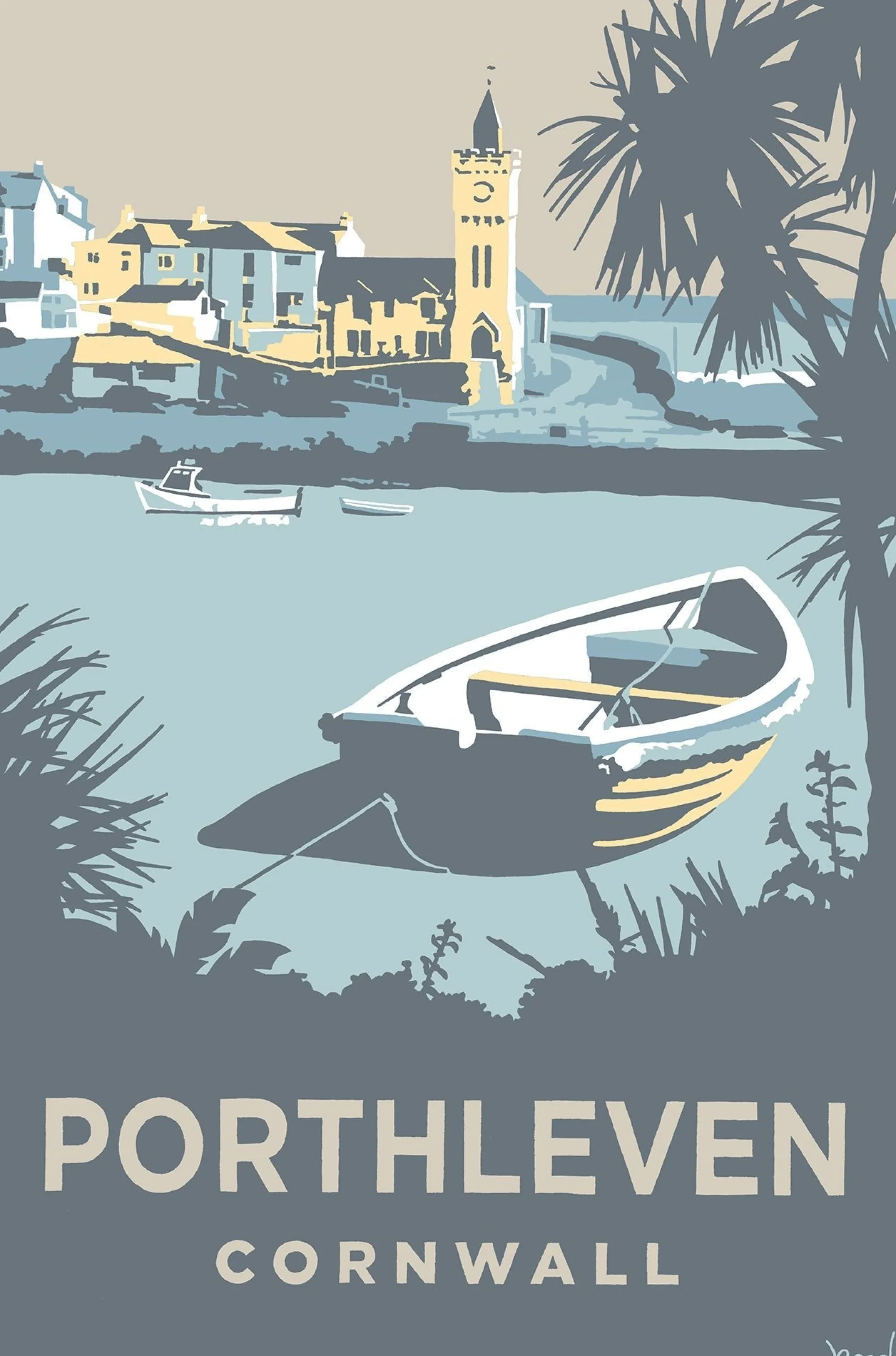 Unframed Prints*Whistlefish Porthleven Art Print