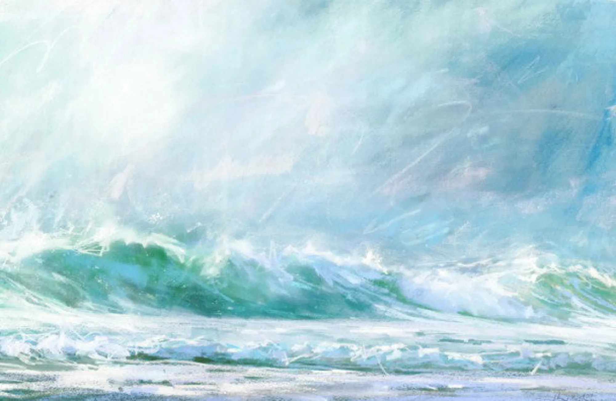 Unframed Prints*Whistlefish Porthmeor Breaker Art Print