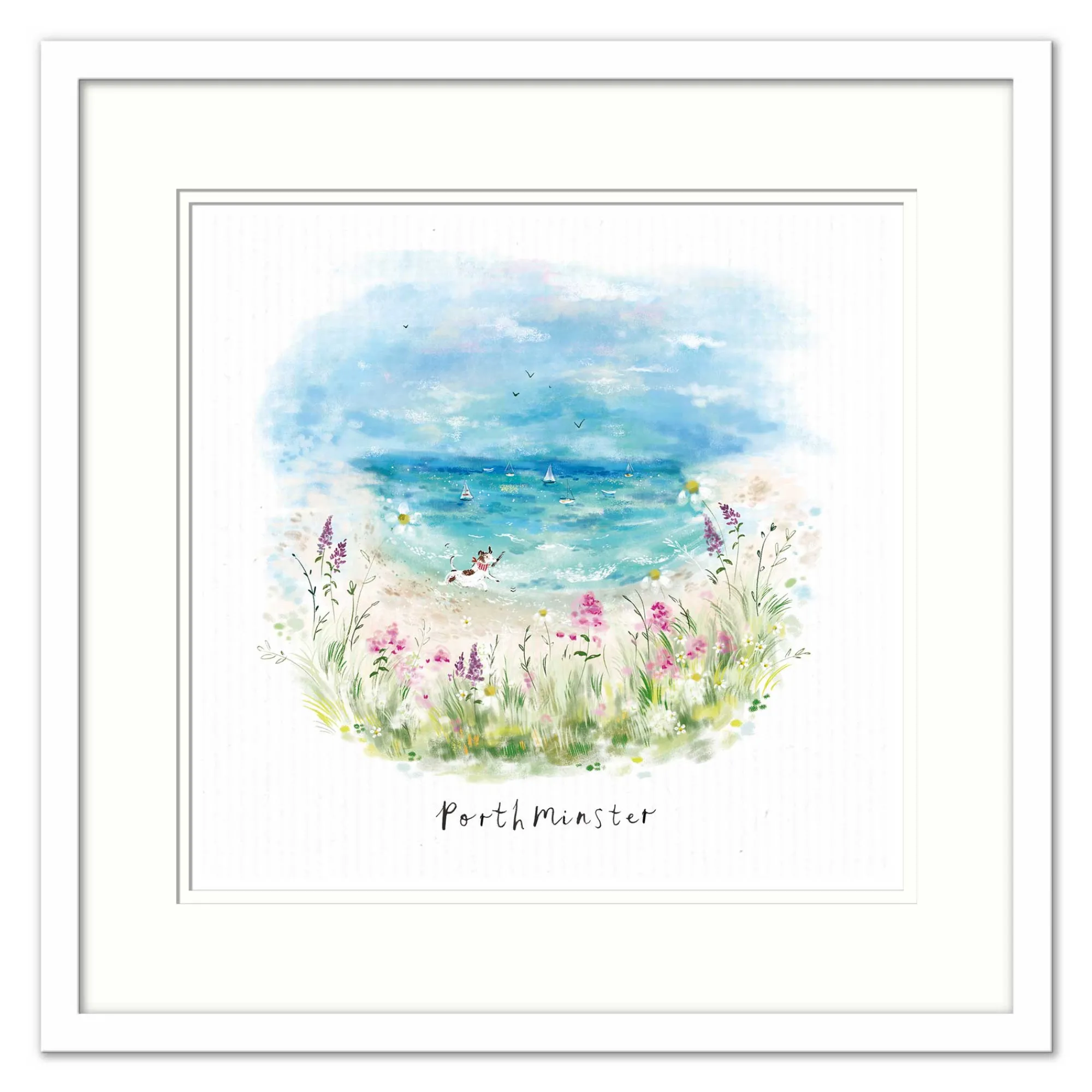 Cornwall|Coastal Scenes*Whistlefish Porthminster Dream View Sml Framed Print
