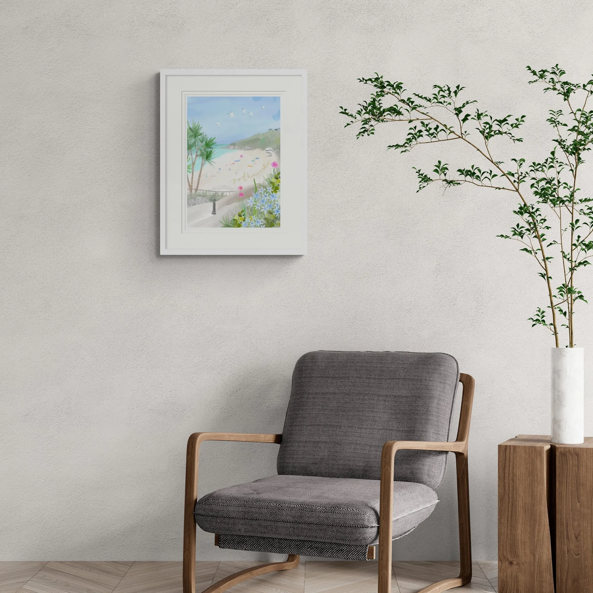 Unframed Prints*Whistlefish Porthminster Med Art Print