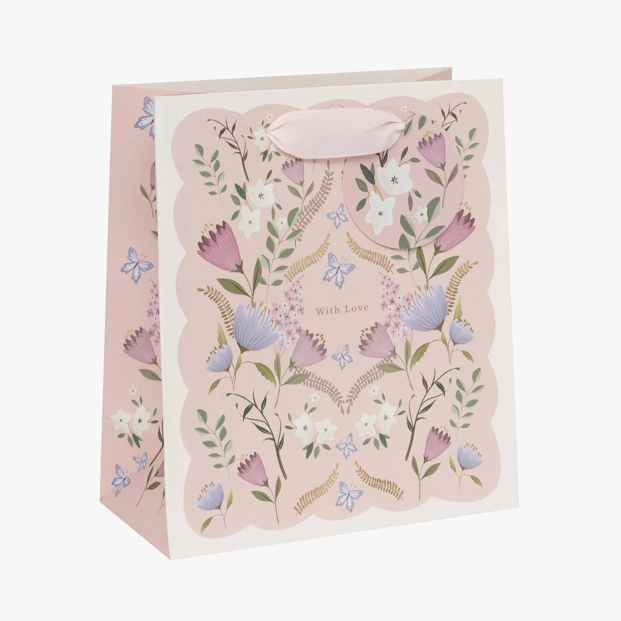 Gift Bags|Gift Bags*Whistlefish Posies & Petals Medium Gift Bag