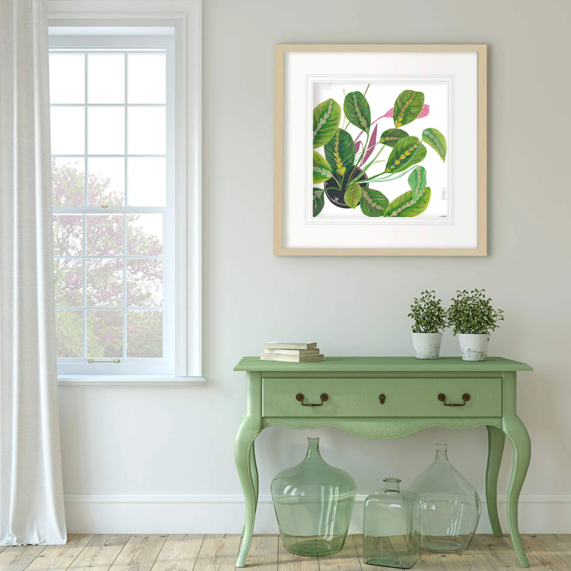 Unframed Prints*Whistlefish Prayer Plant Art Print