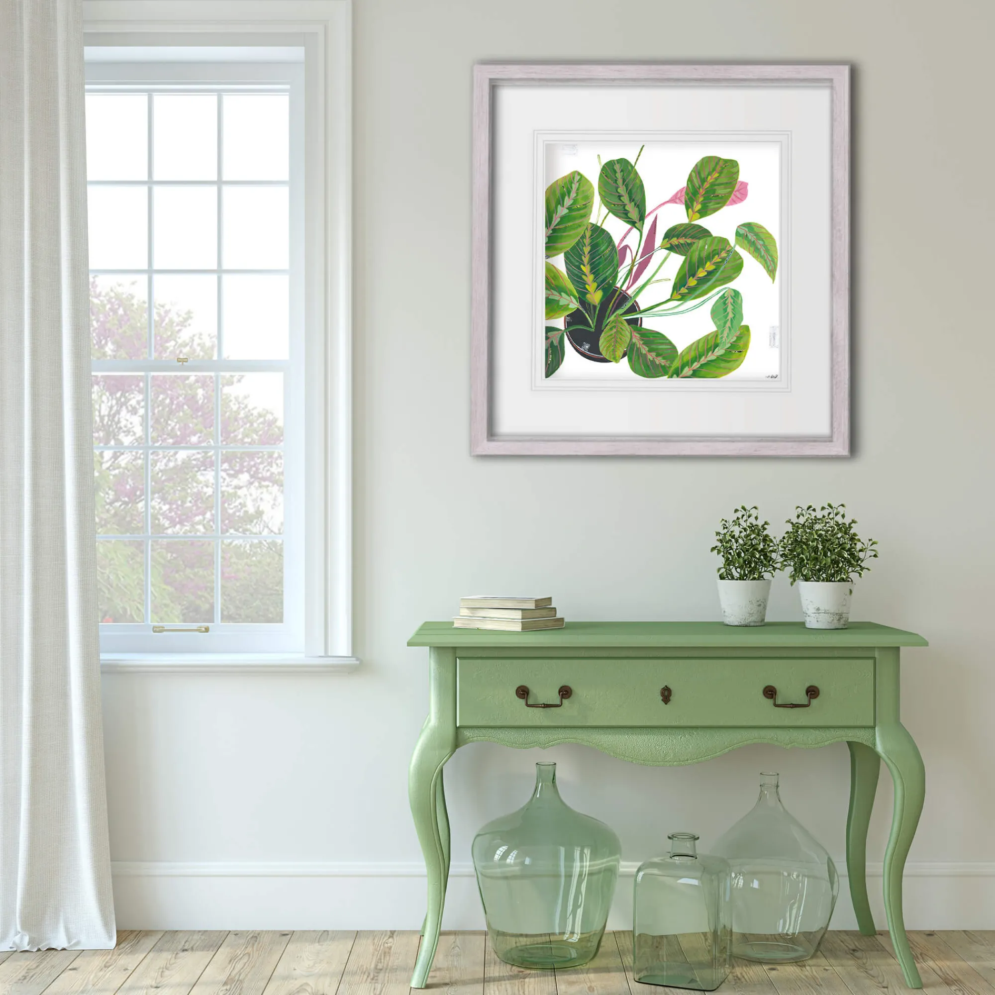 Floral & Flowers|Framed Prints*Whistlefish Prayer Plant Framed Print