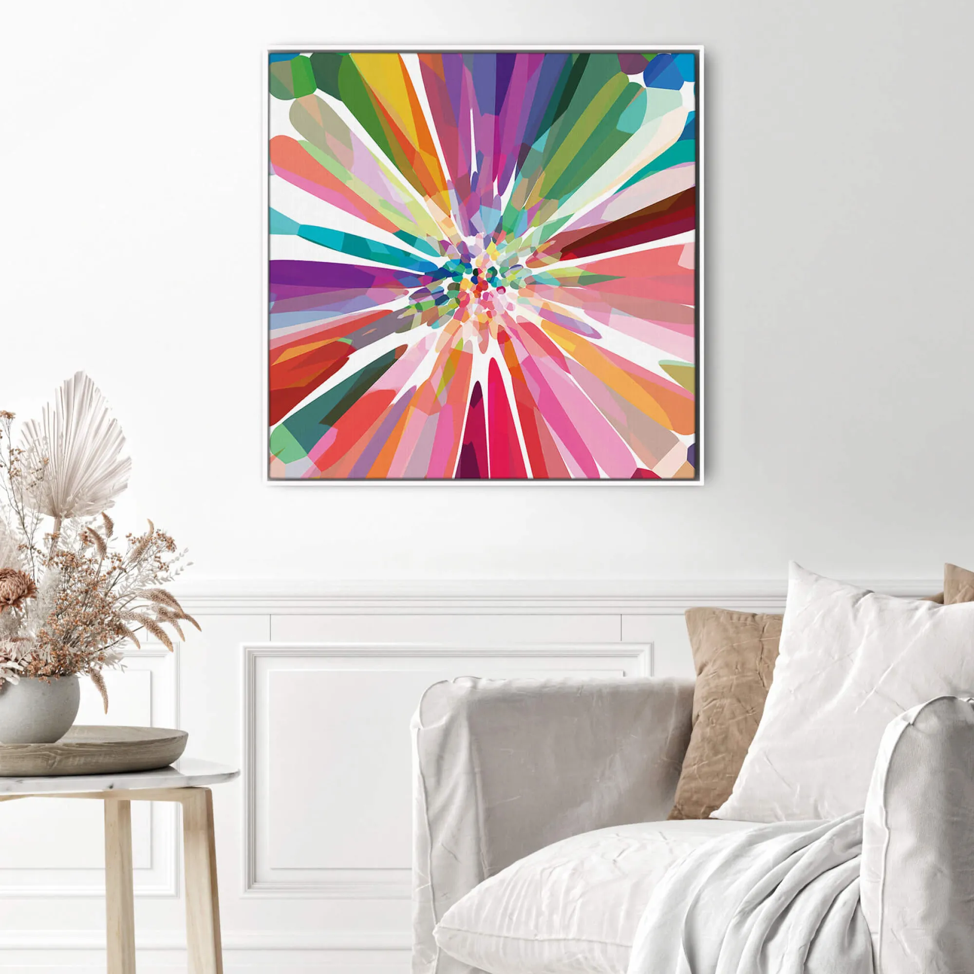 Floral & Flowers|Framed Canvas*Whistlefish Pretty Petals Large Framed Canvas
