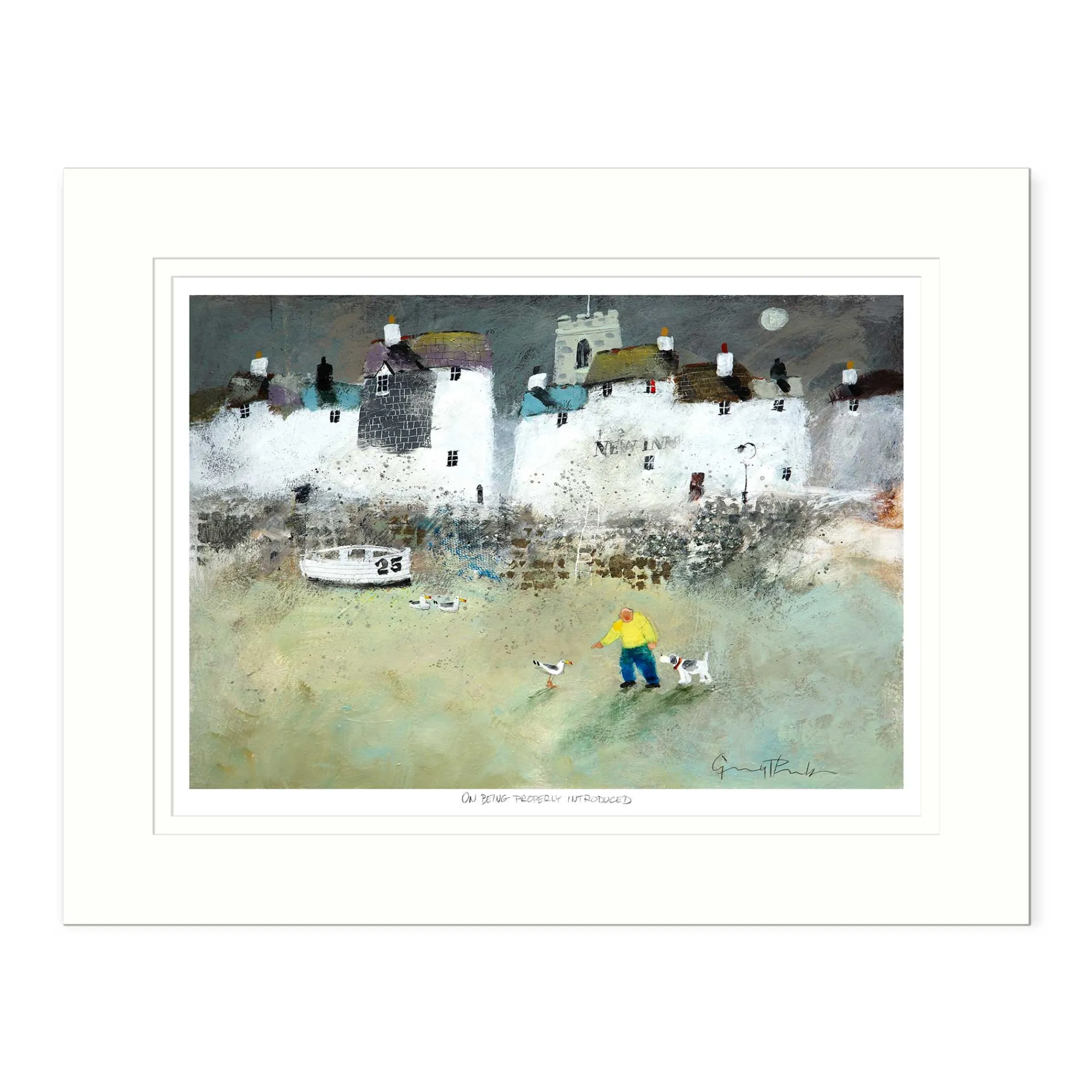Mounted Prints*Whistlefish Properly Introduced Mounted Print
