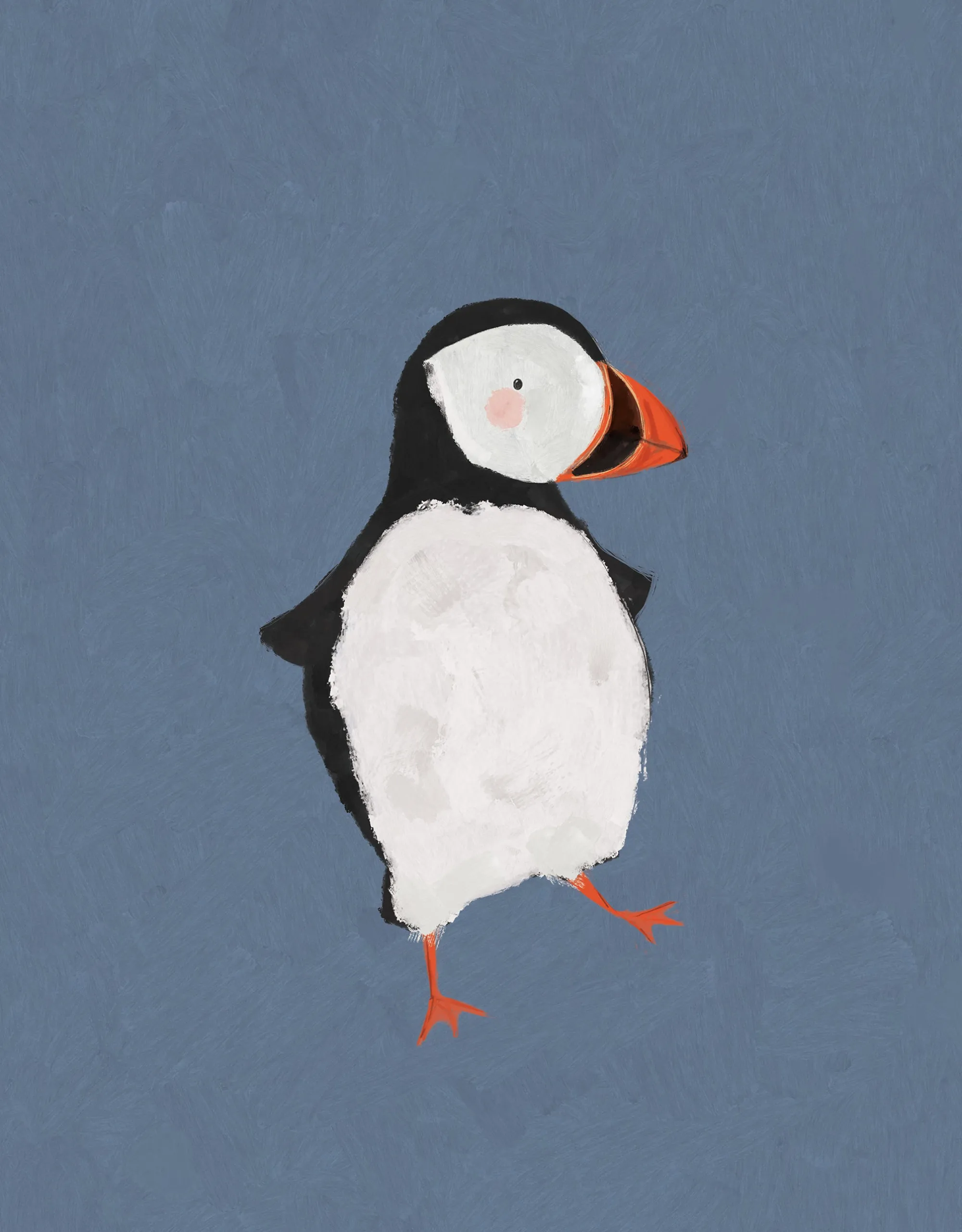 Animal|Framed Prints*Whistlefish Puffin Medium Framed Print