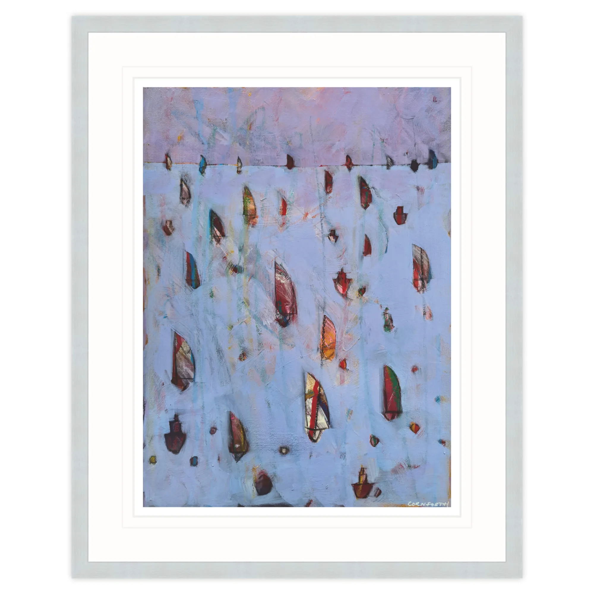Framed Prints*Whistlefish Purple Over Estuary At Dusk Framed Print