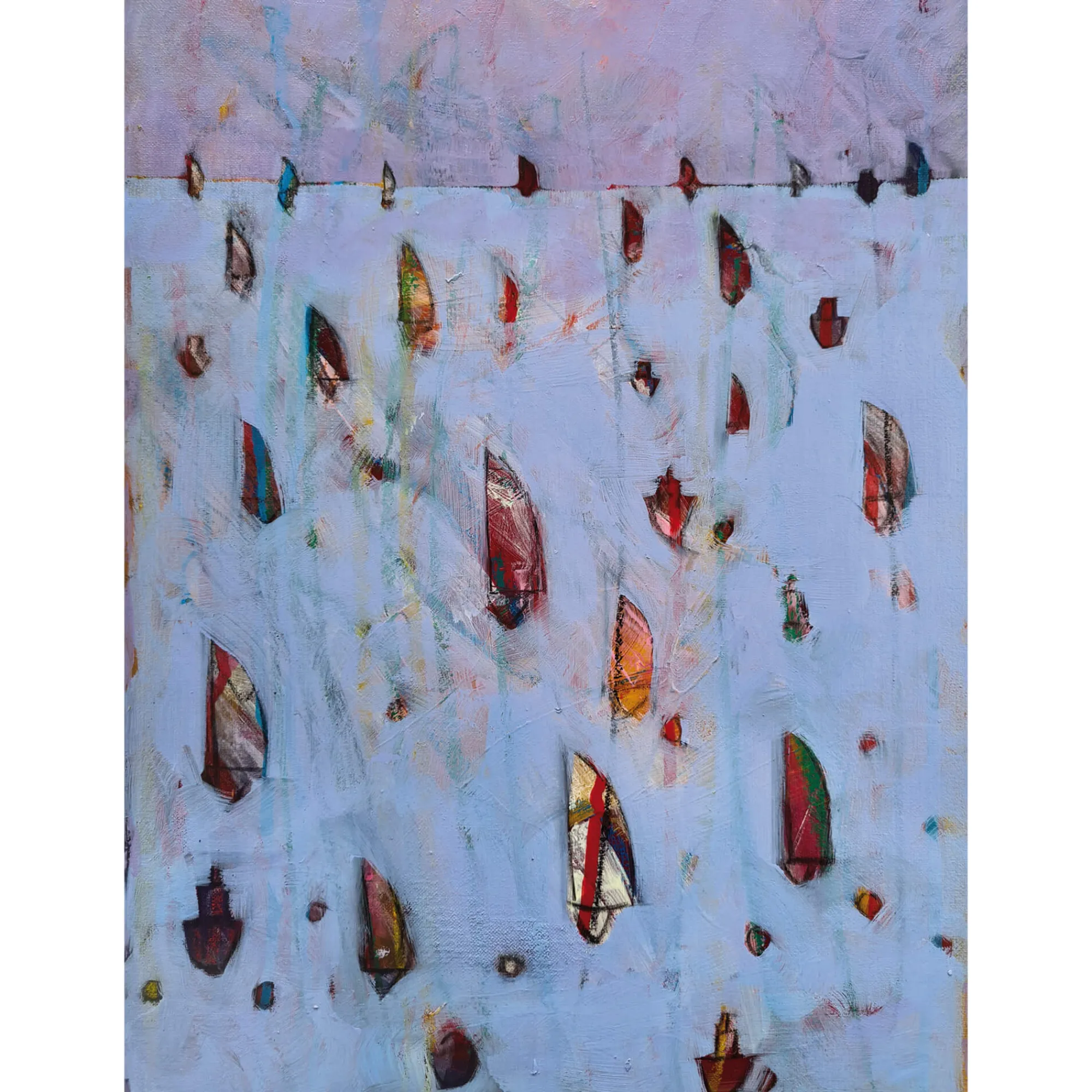 Unframed Prints*Whistlefish Purple Over Estuary At Dusk Art Print