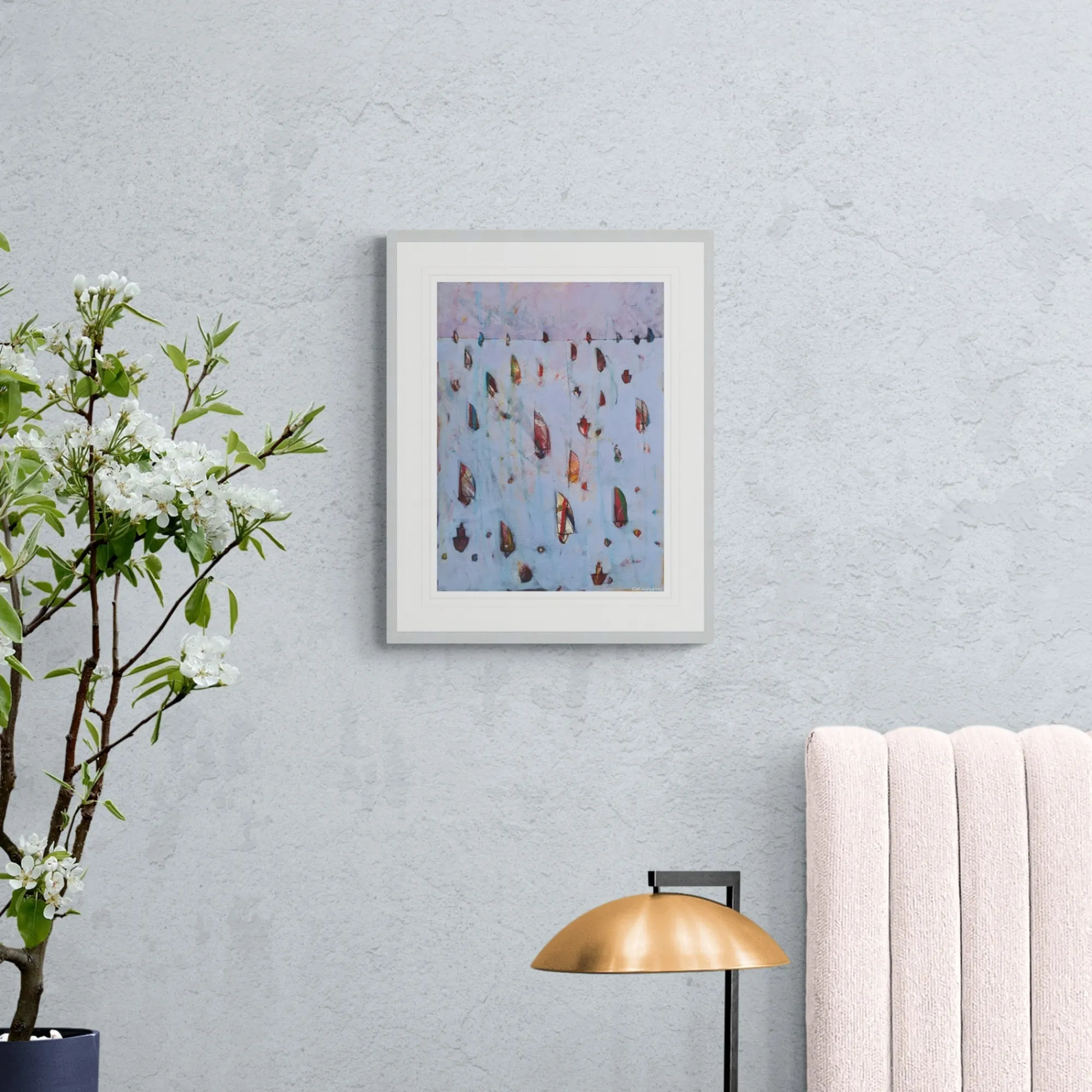 Unframed Prints*Whistlefish Purple Over Estuary At Dusk Art Print