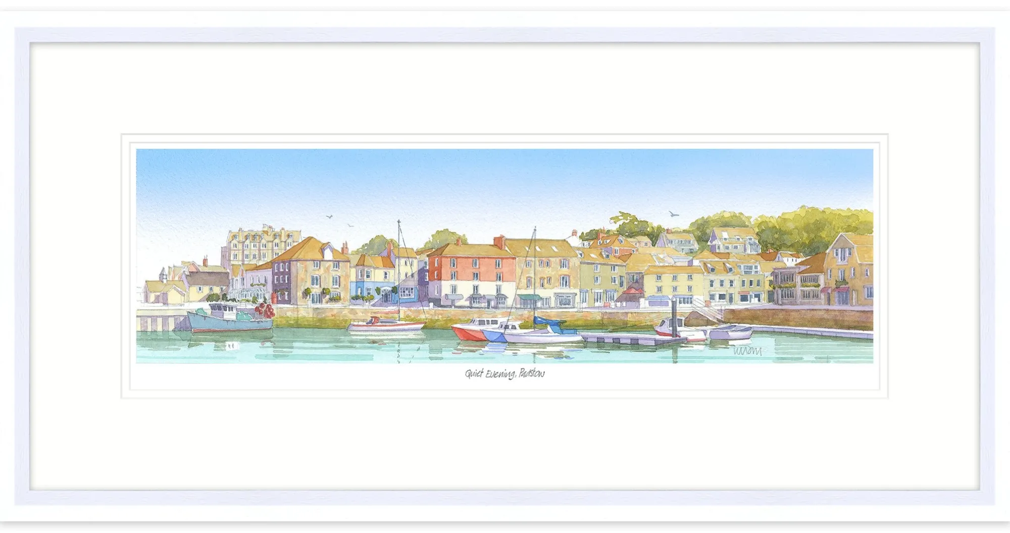 Padstow|Cornwall*Whistlefish Quiet Evening Padstow Framed Print