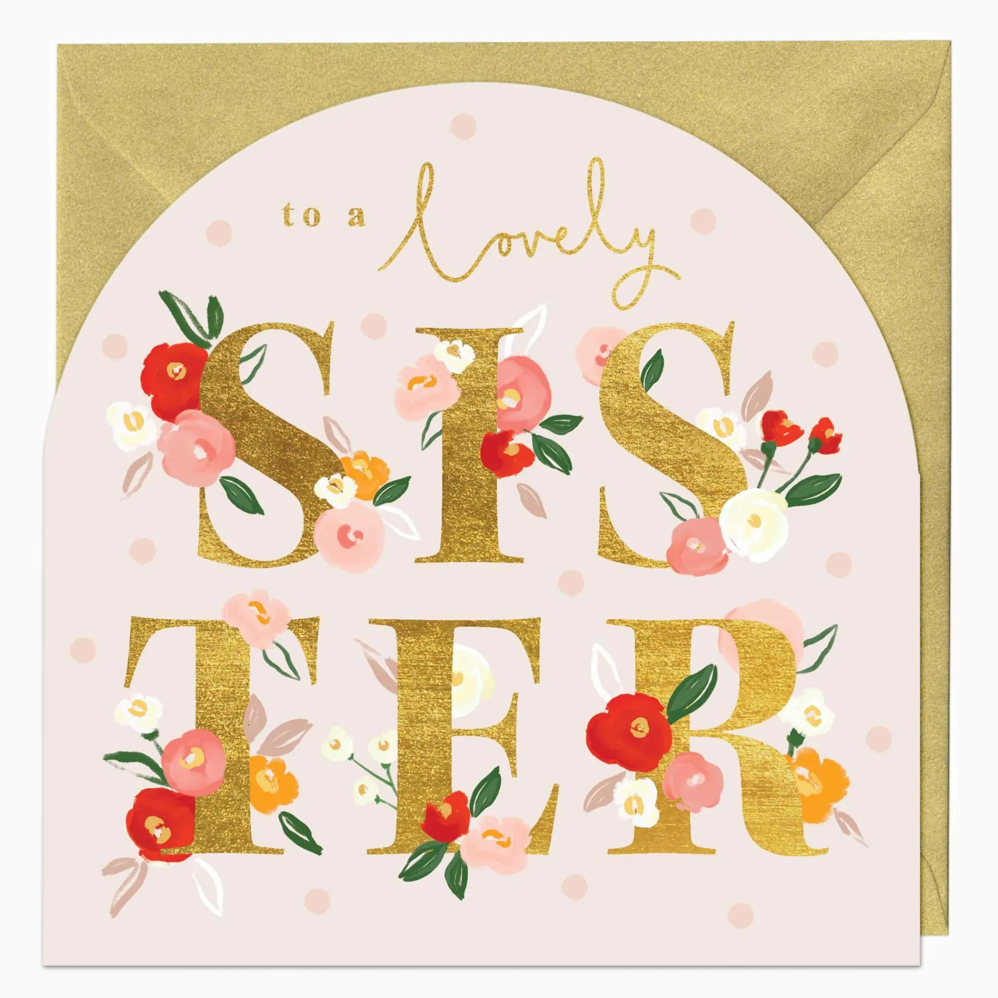 Just To Say*Whistlefish Radiant Sister Arch Card