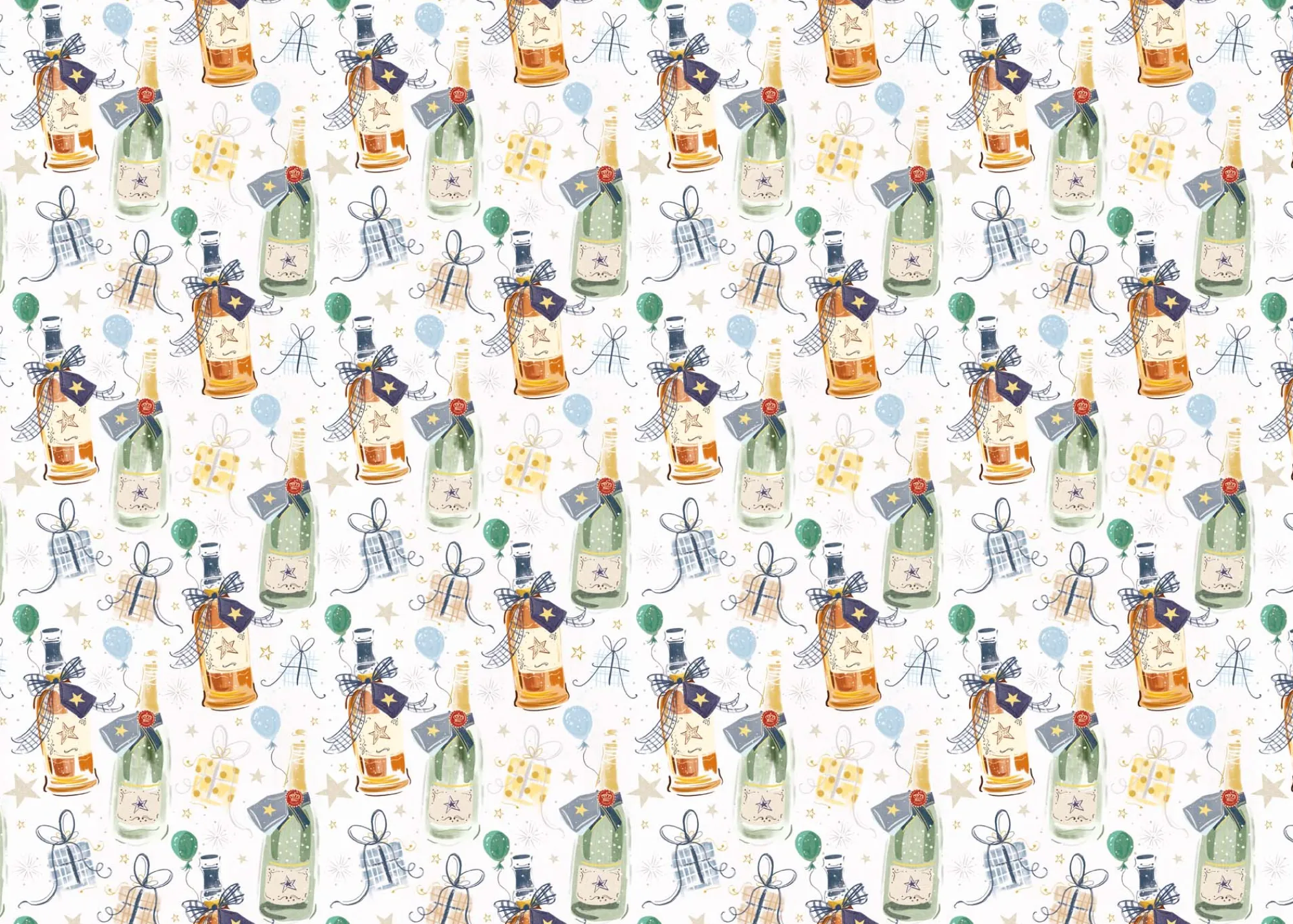 Gift Wrap|Congratulations*Whistlefish Raise a Glass Wrapping Paper