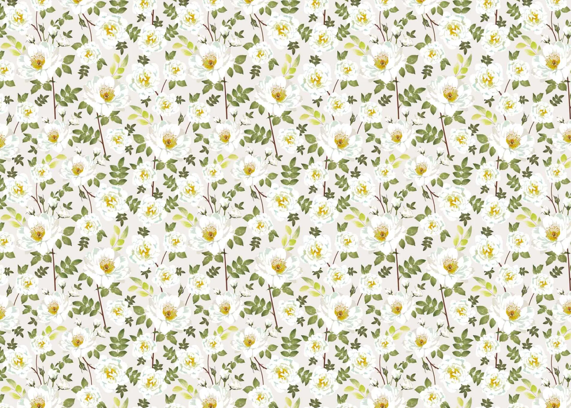Gift Wrap|Wedding*Whistlefish Rambling Rose Wrapping Paper