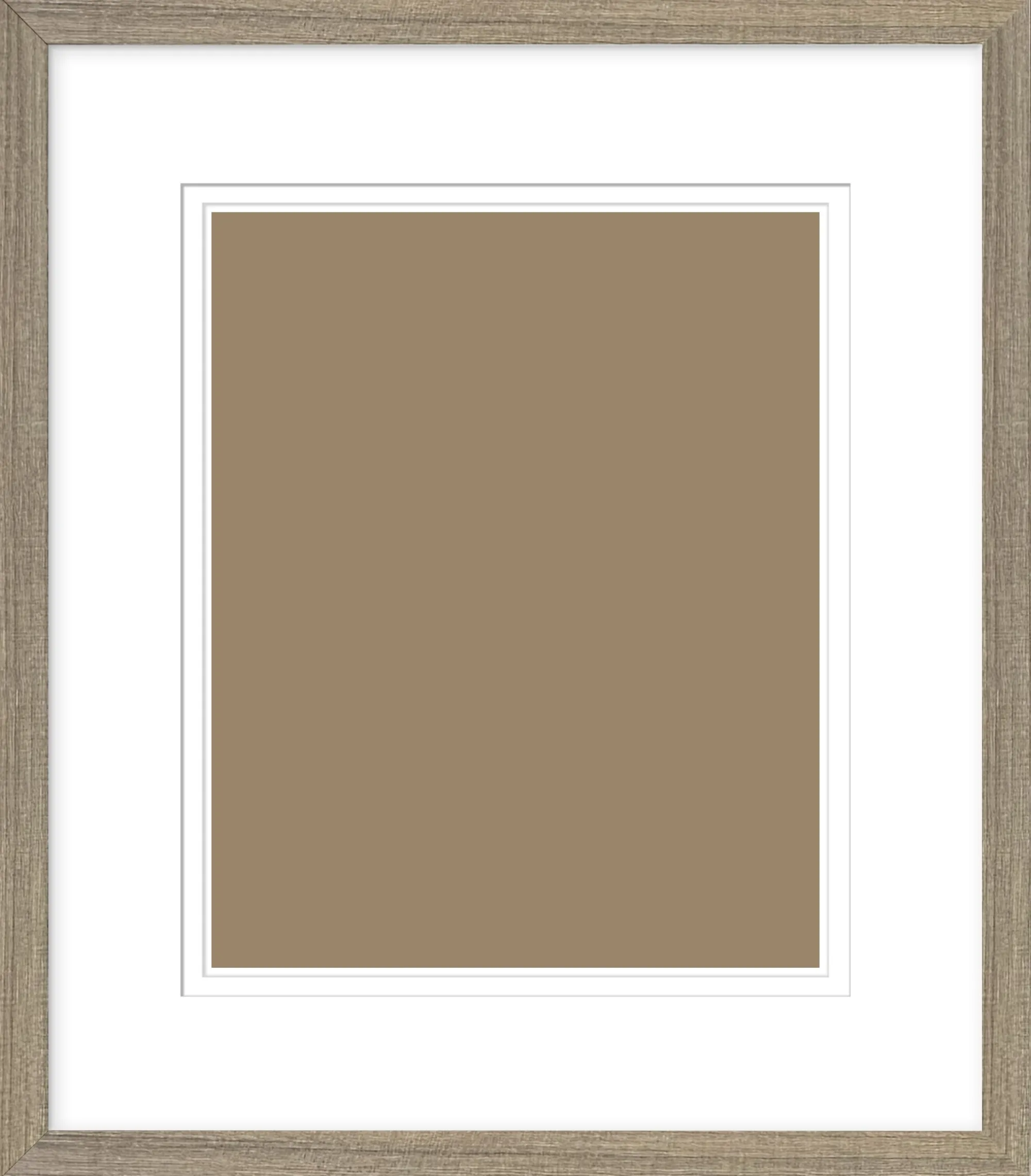 Card Frames|Card Frames*Whistlefish Rectangle Brown Card Frame 325mm X 285mm