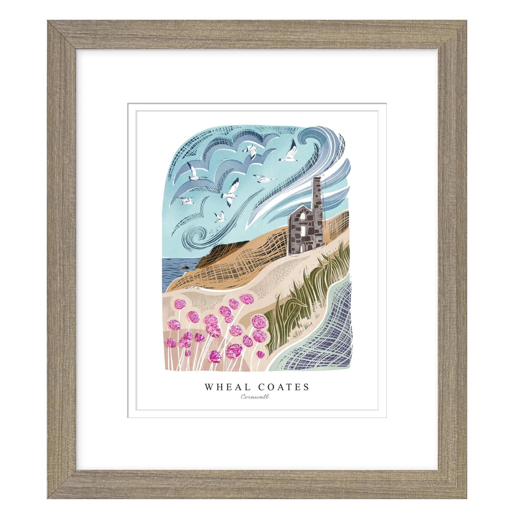 Card Frames|Card Frames*Whistlefish Rectangle Brown Card Frame 325mm X 285mm