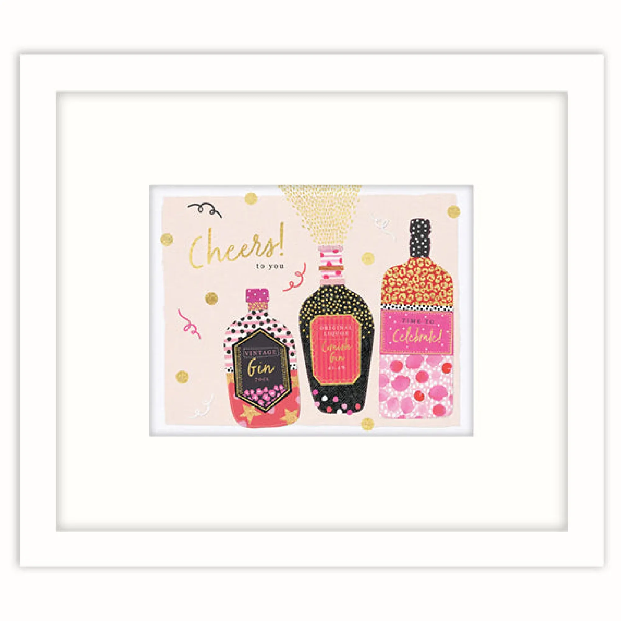 Card Frames|Card Frames*Whistlefish Rectangle White Card Frame 325mm X 285mm