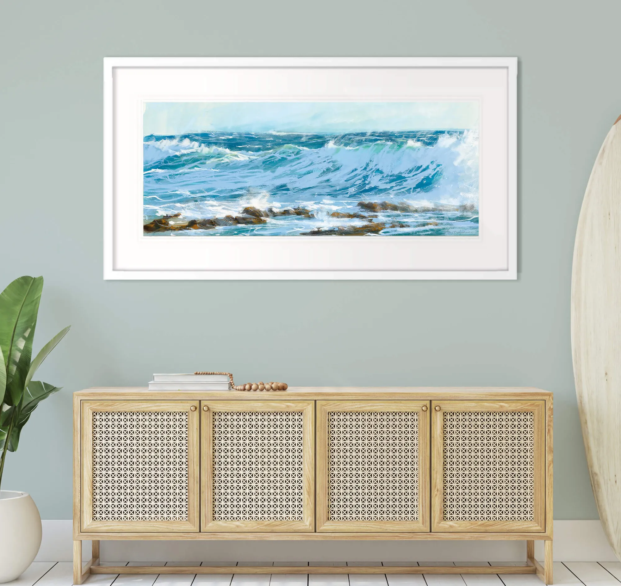 Unframed Prints*Whistlefish Reef Breaker Art Print