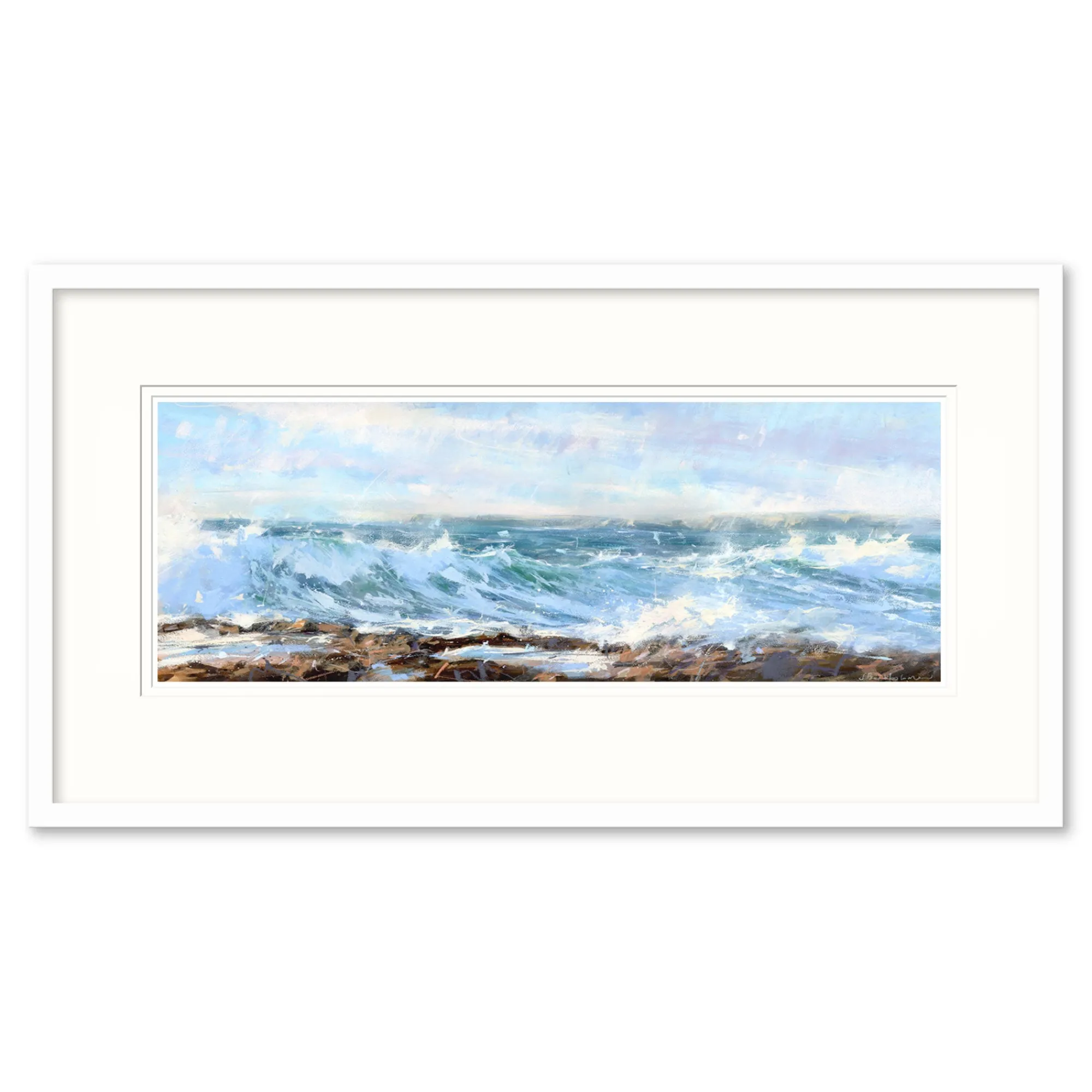 Coastal Scenes|Framed Prints*Whistlefish Reef Breaker, Fast Cloud F. Print