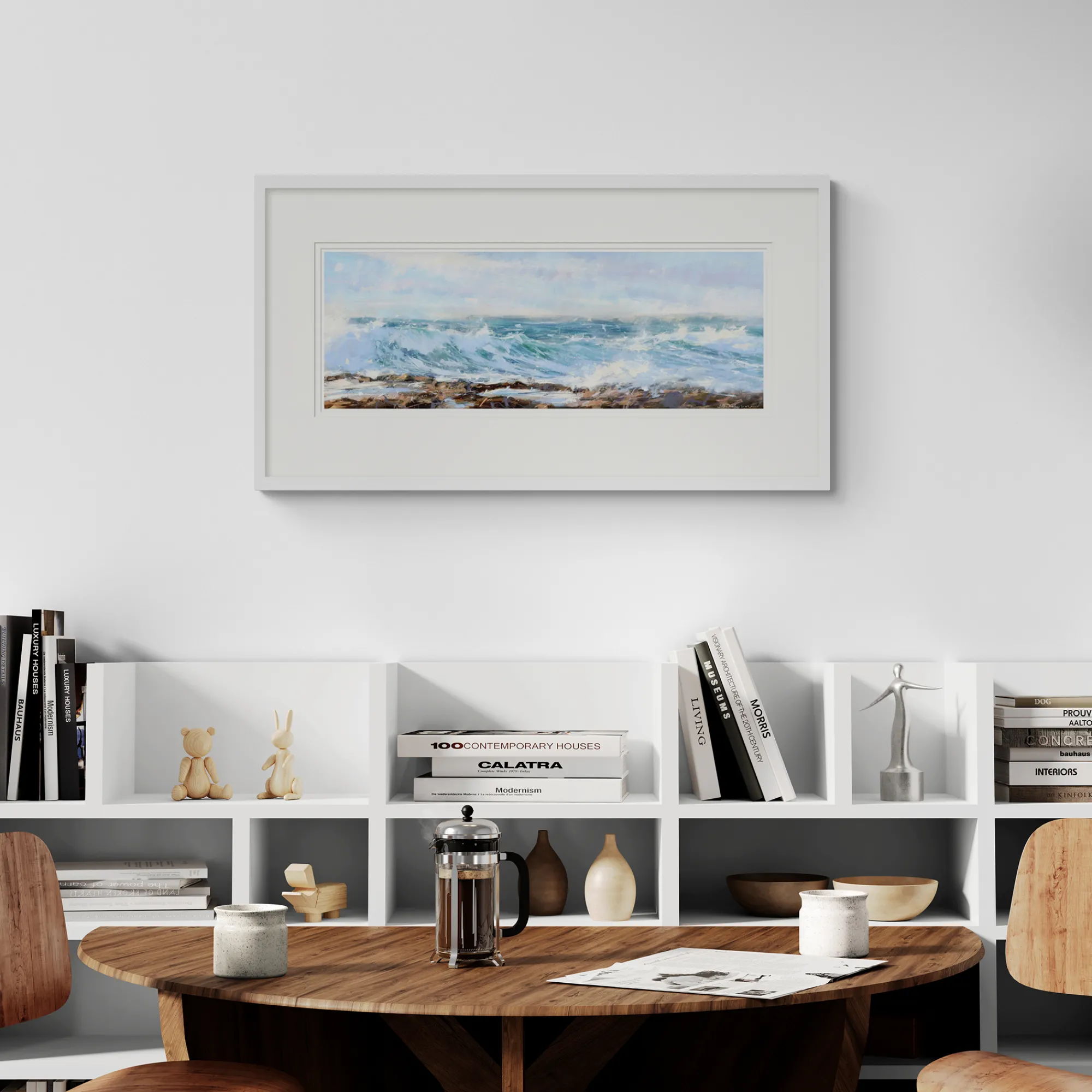 Coastal Scenes|Framed Prints*Whistlefish Reef Breaker, Fast Cloud F. Print
